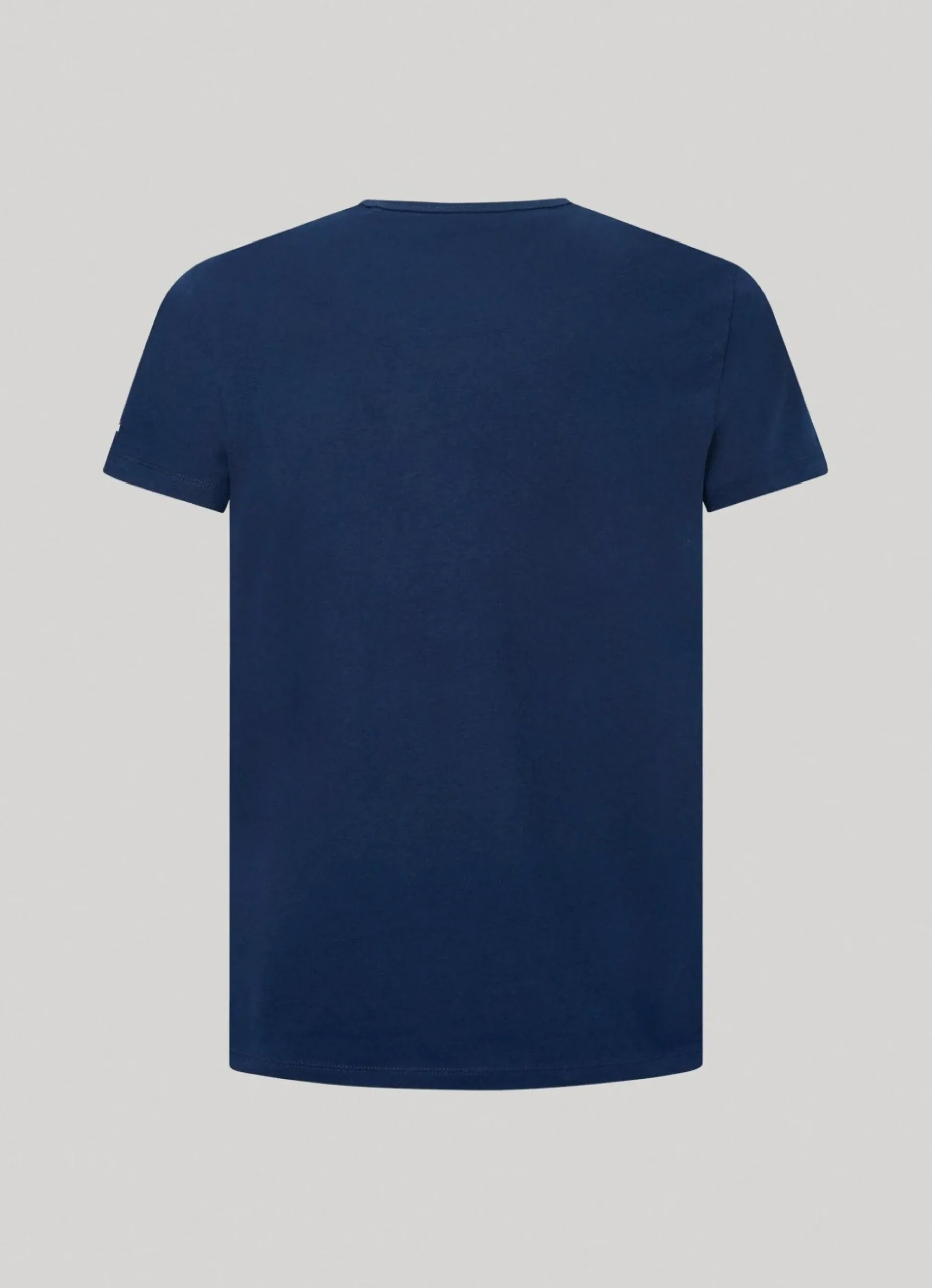 Homem Pepe Jeans T-Shirts>T-Shirt De Algodao Logo Estampado