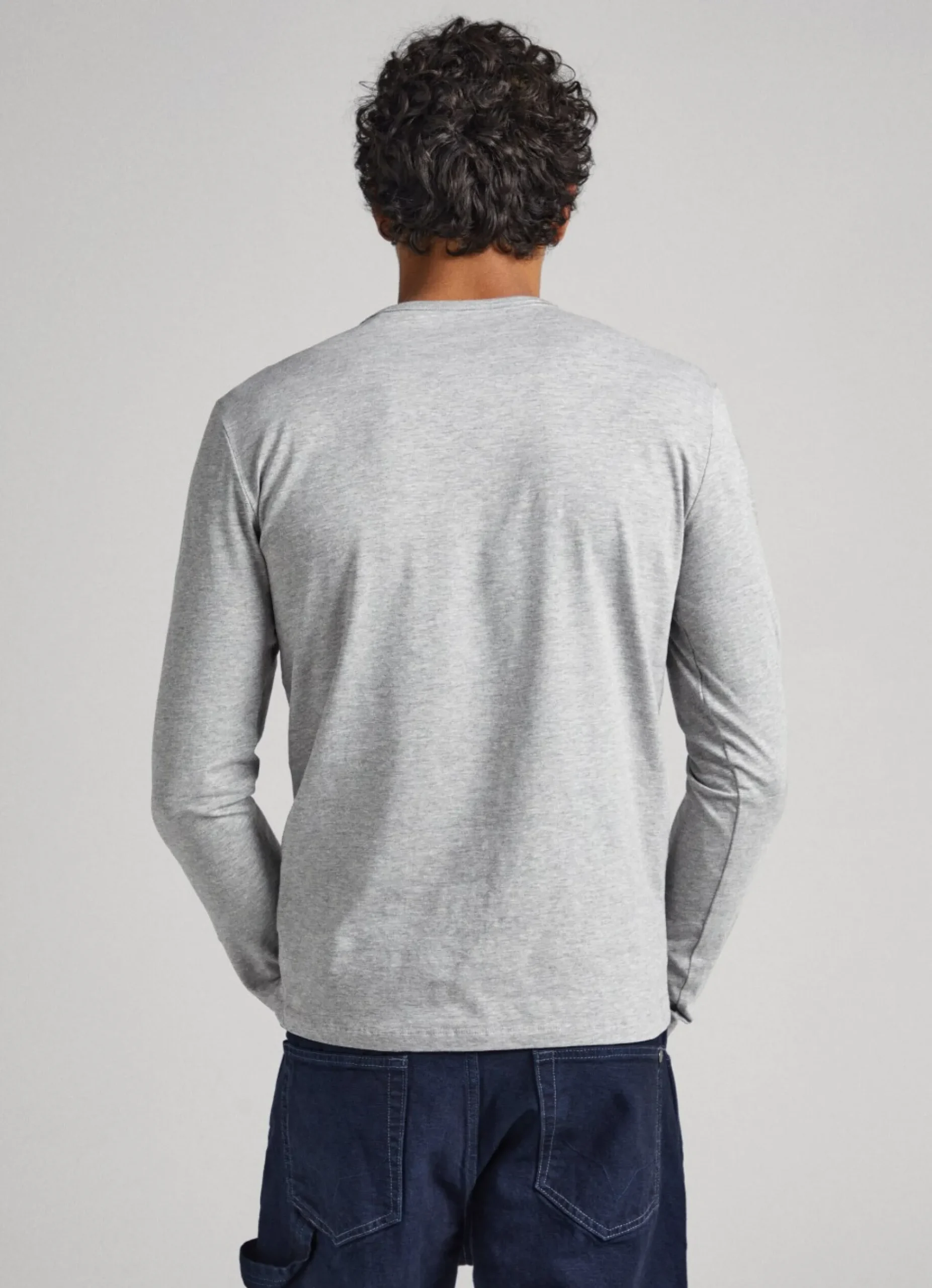 Homem Pepe Jeans T-Shirts>T-Shirt De Algodao Manga Comprida