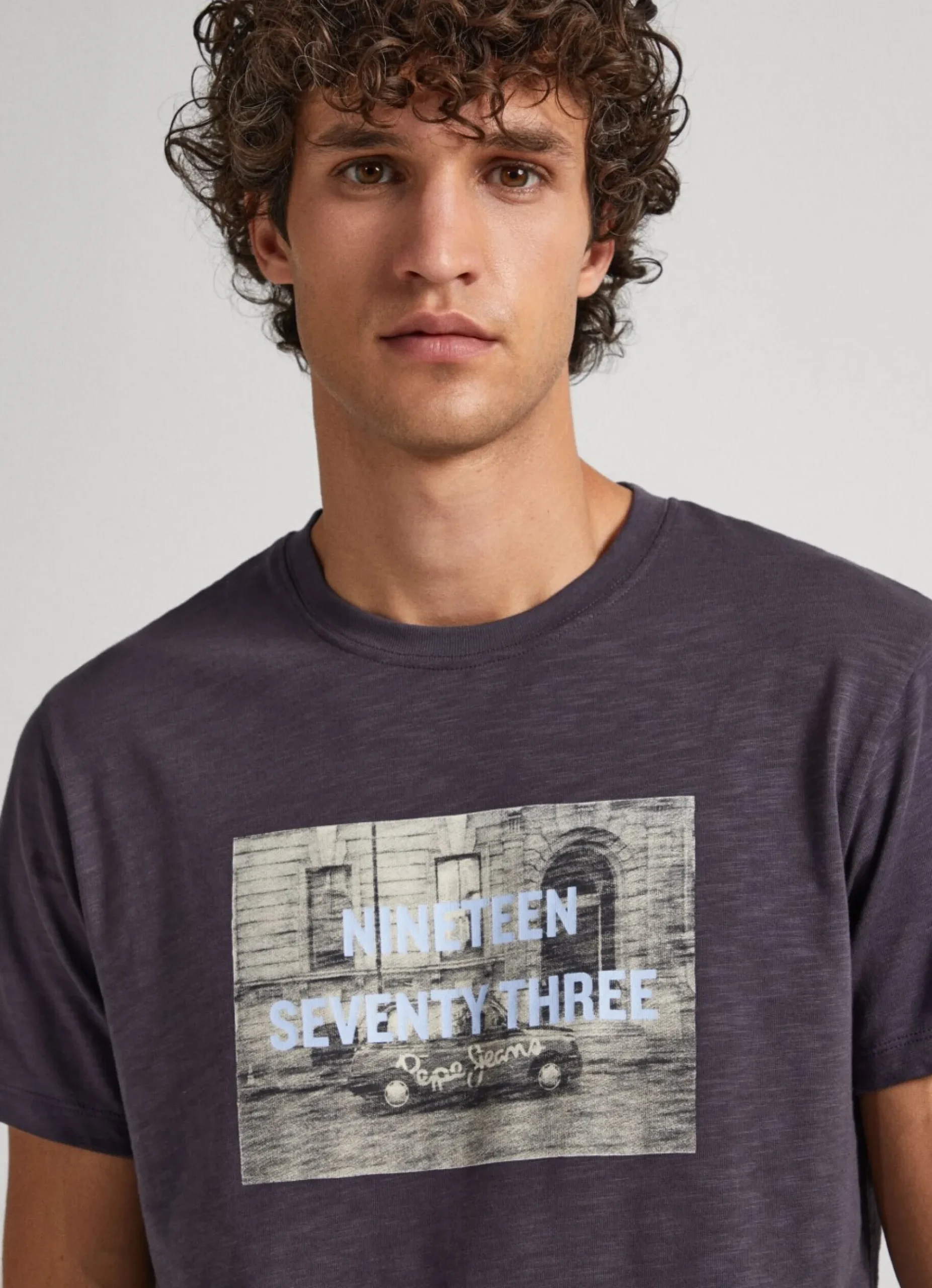 Homem Pepe Jeans T-Shirts>T-Shirt Estampado Fotografico
