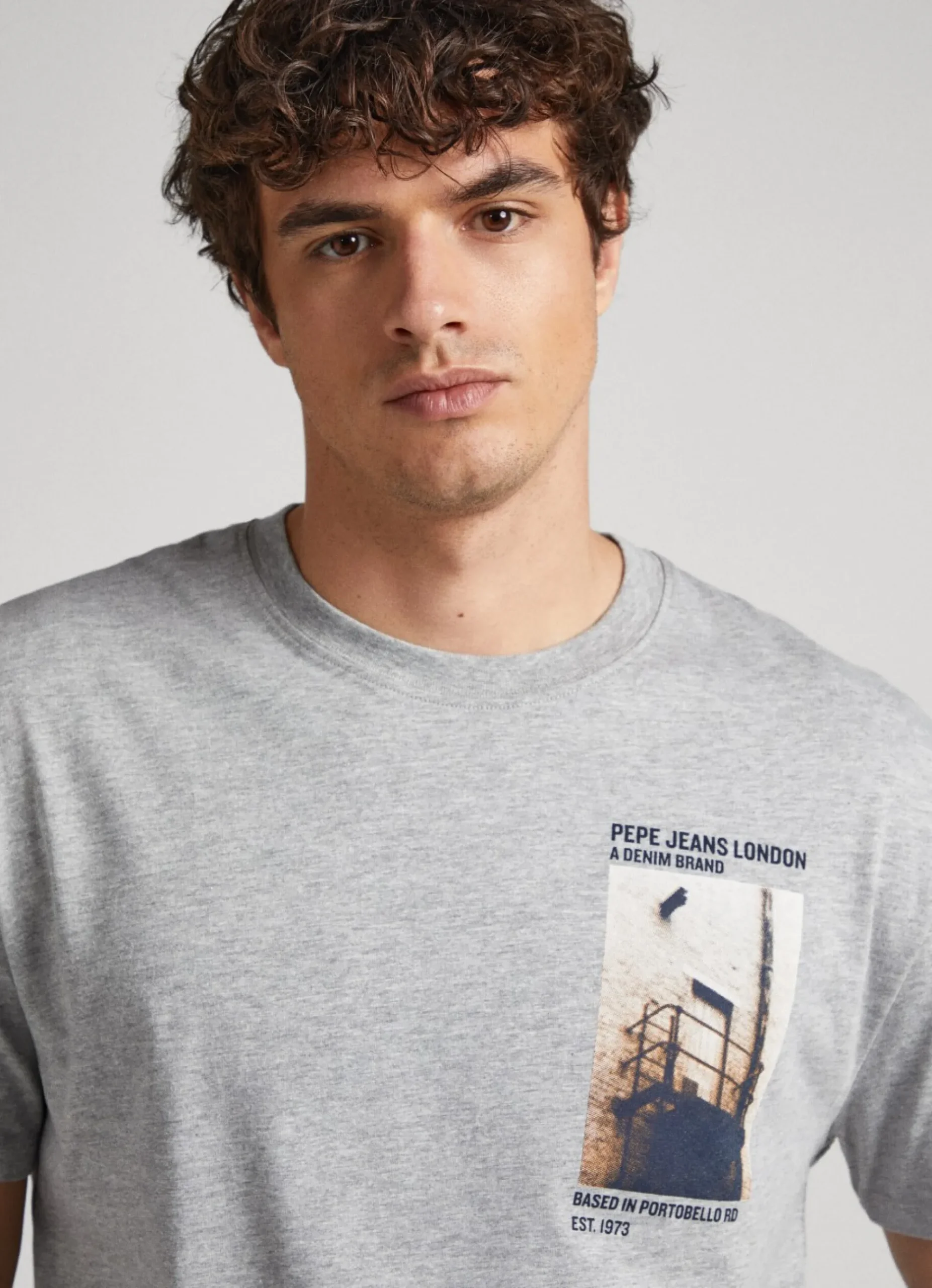 Homem Pepe Jeans T-Shirts>T-Shirt Estampado Fotografico