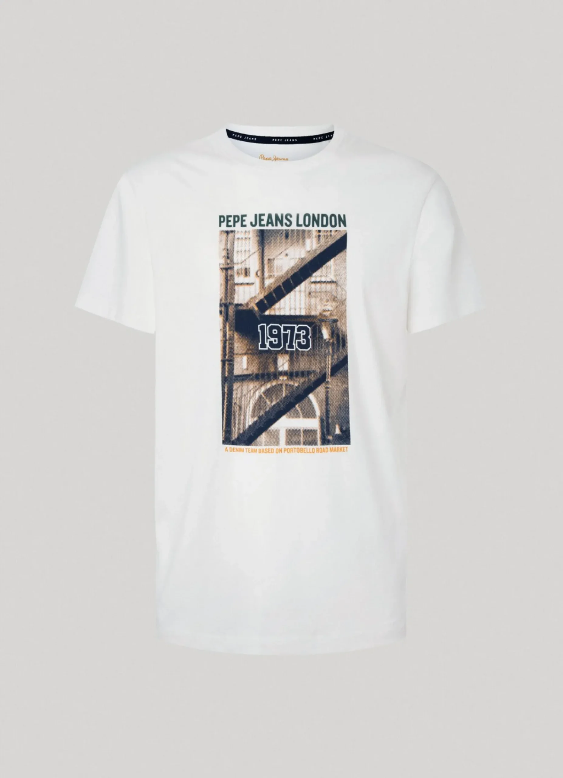 Homem Pepe Jeans T-Shirts>T-Shirt Estampado Fotografico