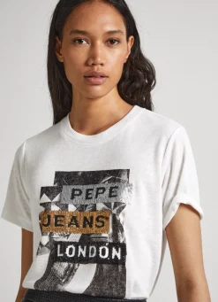 Mulher Pepe Jeans T-Shirts><noscript><img width=