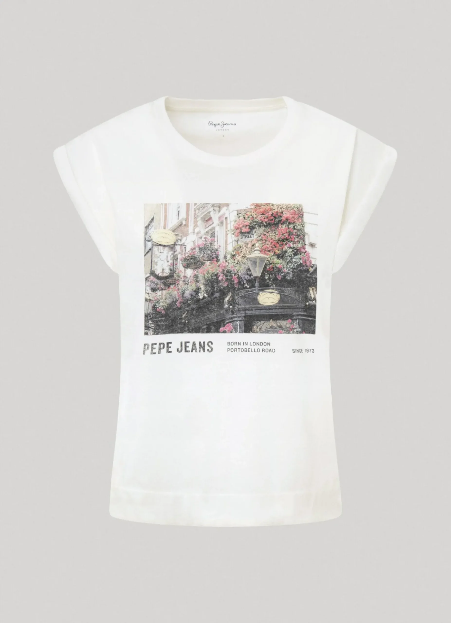 Mulher Pepe Jeans T-Shirts>T-Shirt Estampado Fotografico