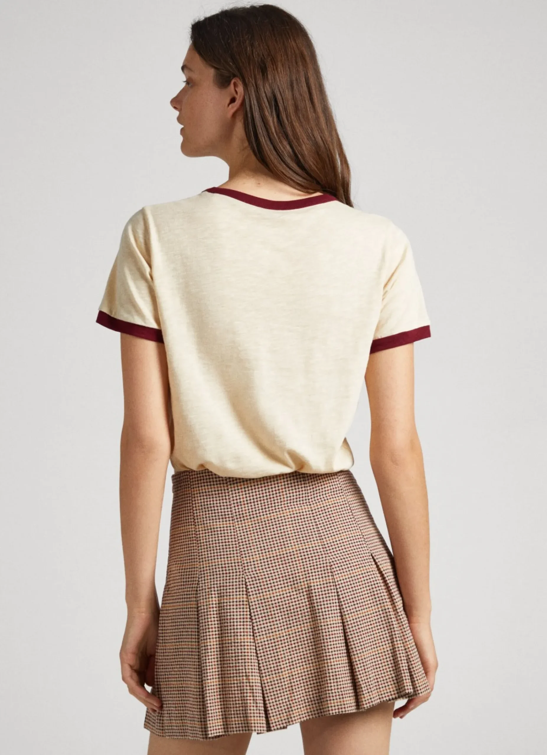 Mulher Pepe Jeans T-Shirts>T-Shirt Estampado Labios