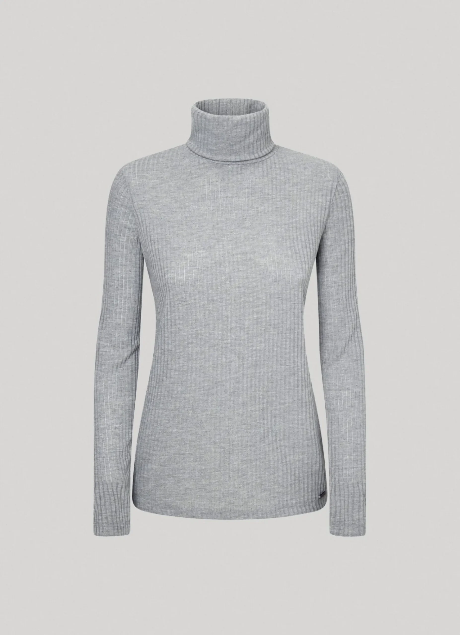 Mulher Pepe Jeans T-Shirts>T-Shirt Gola Alta Canelada