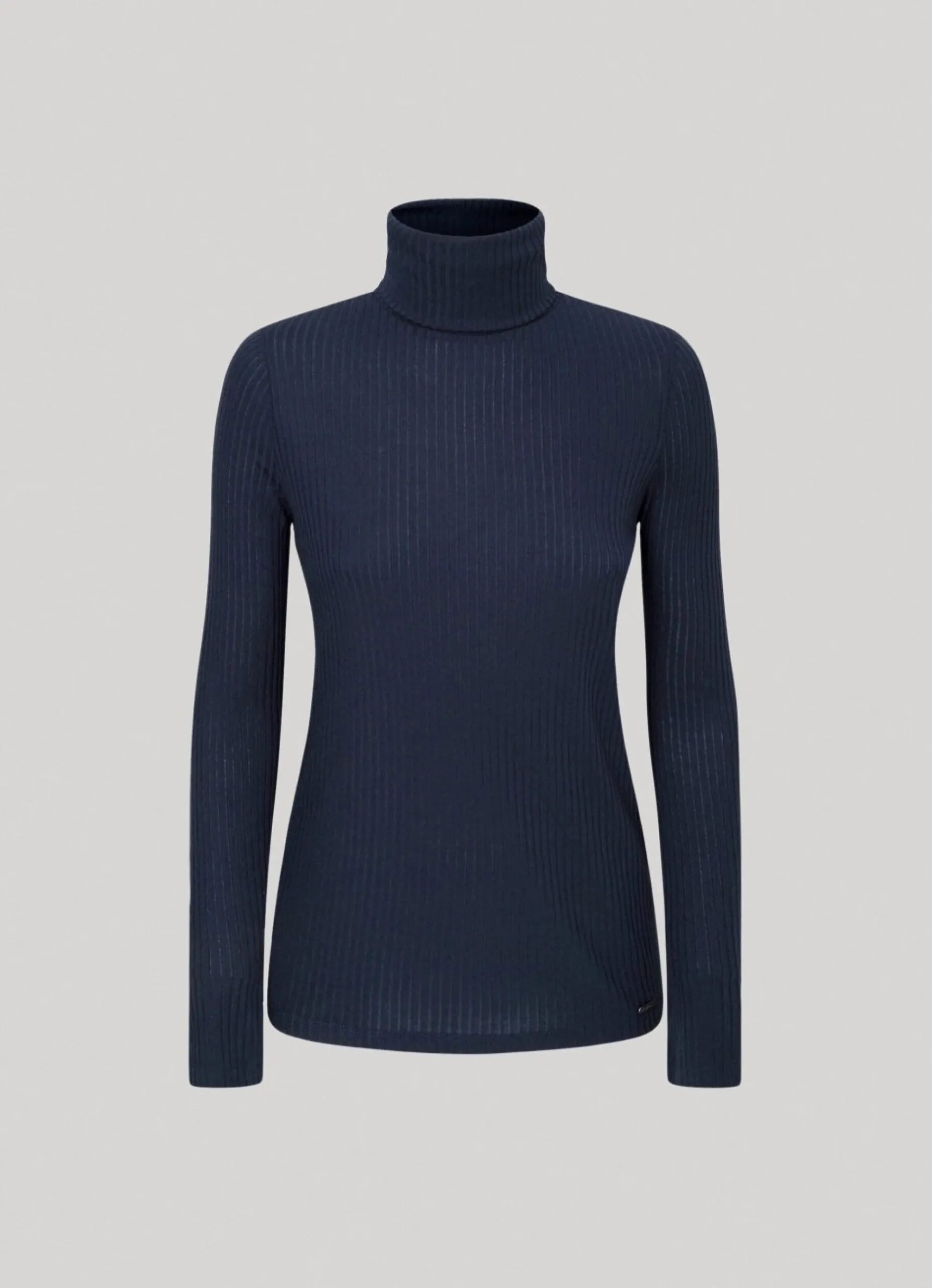 Mulher Pepe Jeans T-Shirts>T-Shirt Gola Alta Canelada
