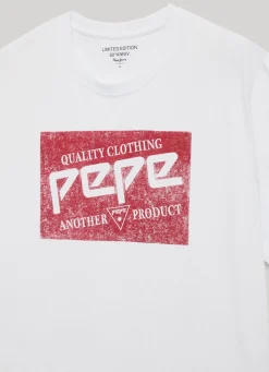 Mulher Pepe Jeans T-Shirts>T-Shirt Heritage Edicao Limitada