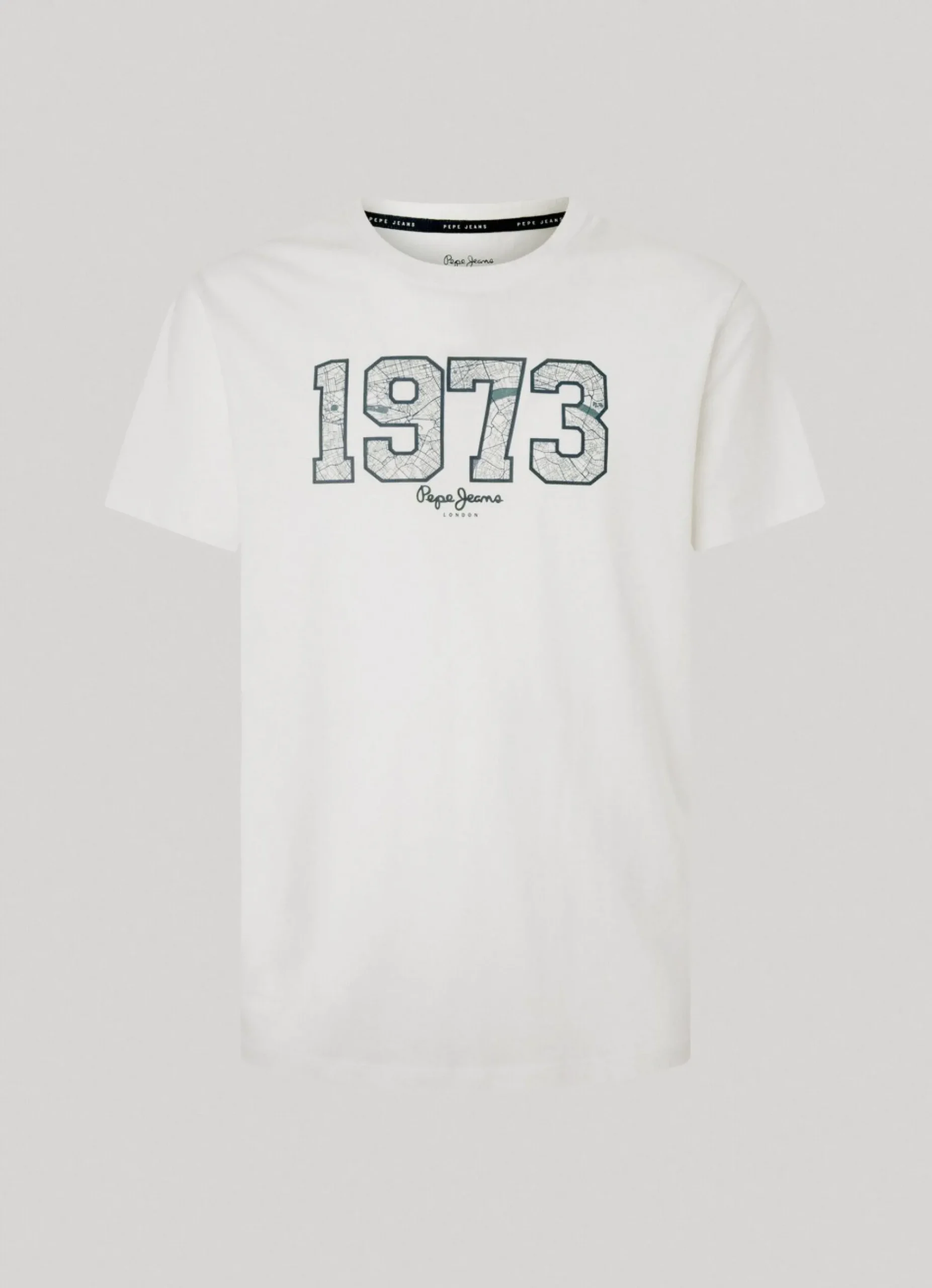 Homem Pepe Jeans T-Shirts>T-Shirt Logo 1973 Estampado