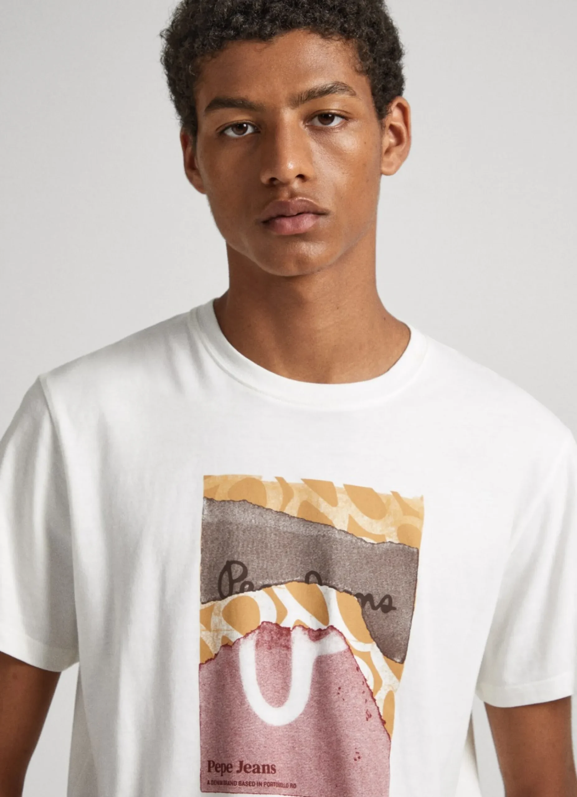 Homem Pepe Jeans T-Shirts>T-Shirt Logo Estampado