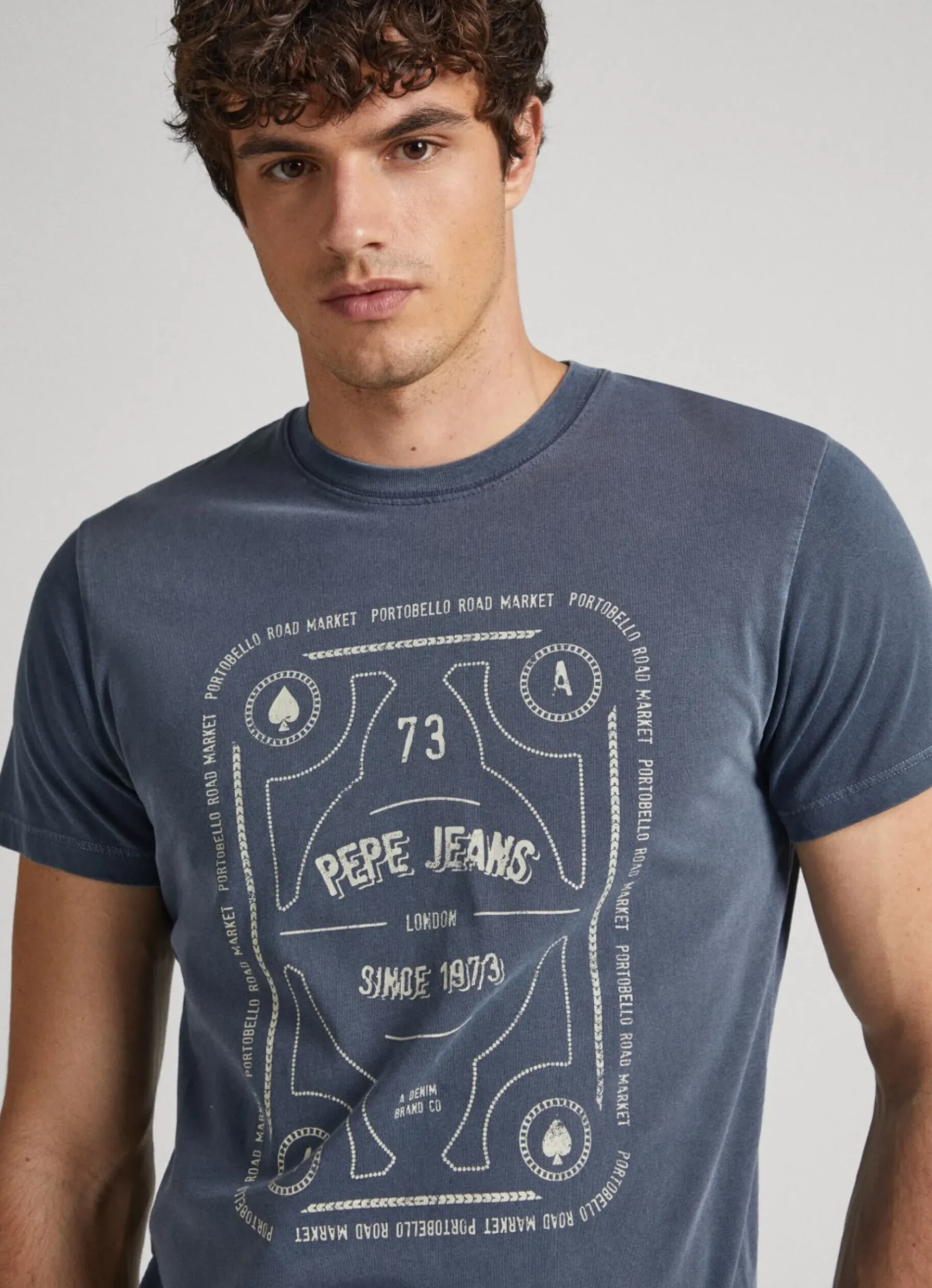 Homem Pepe Jeans T-Shirts>T-Shirt Logo Estampado