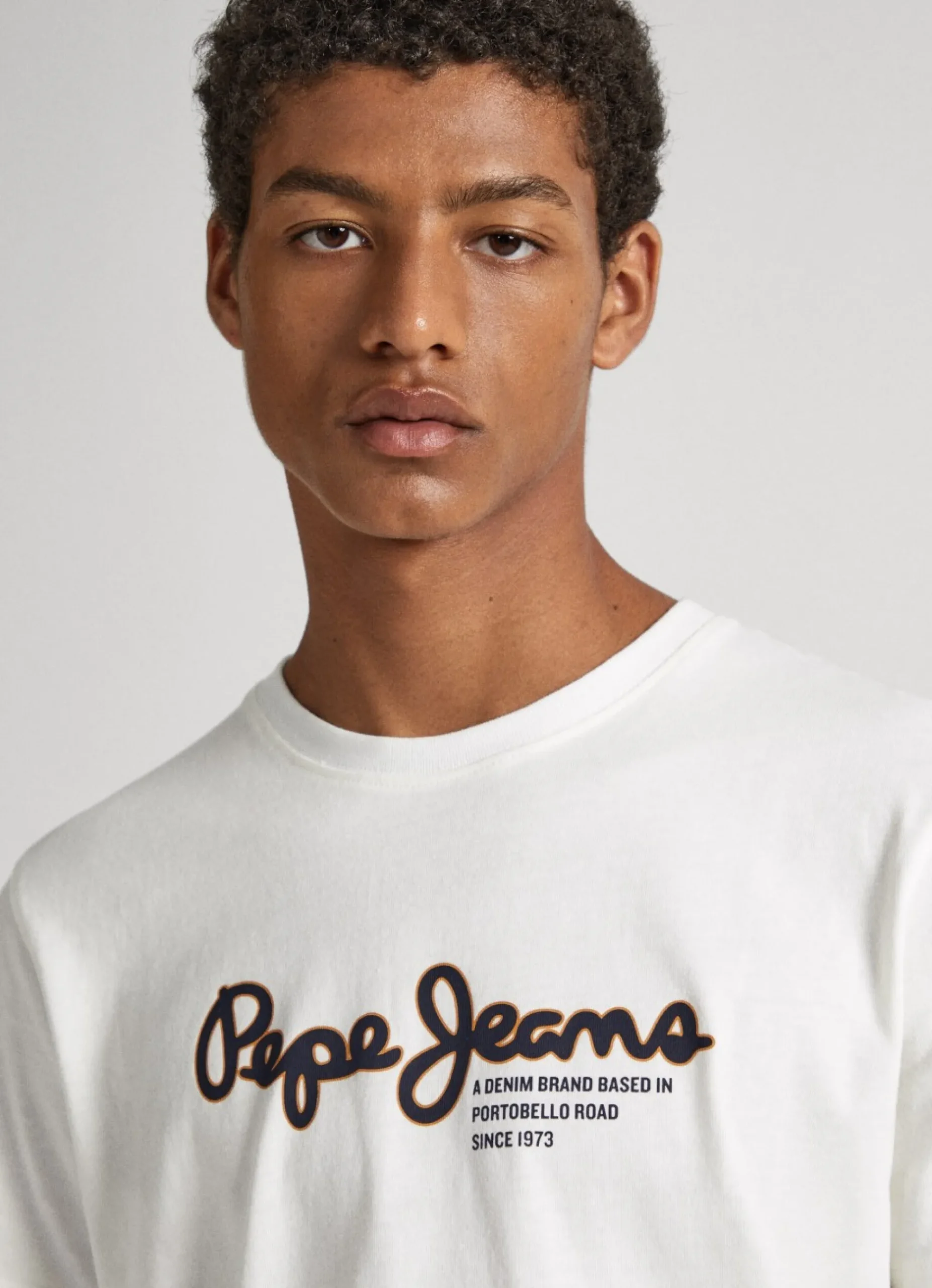 Homem Pepe Jeans T-Shirts>T-Shirt Logo Estampado