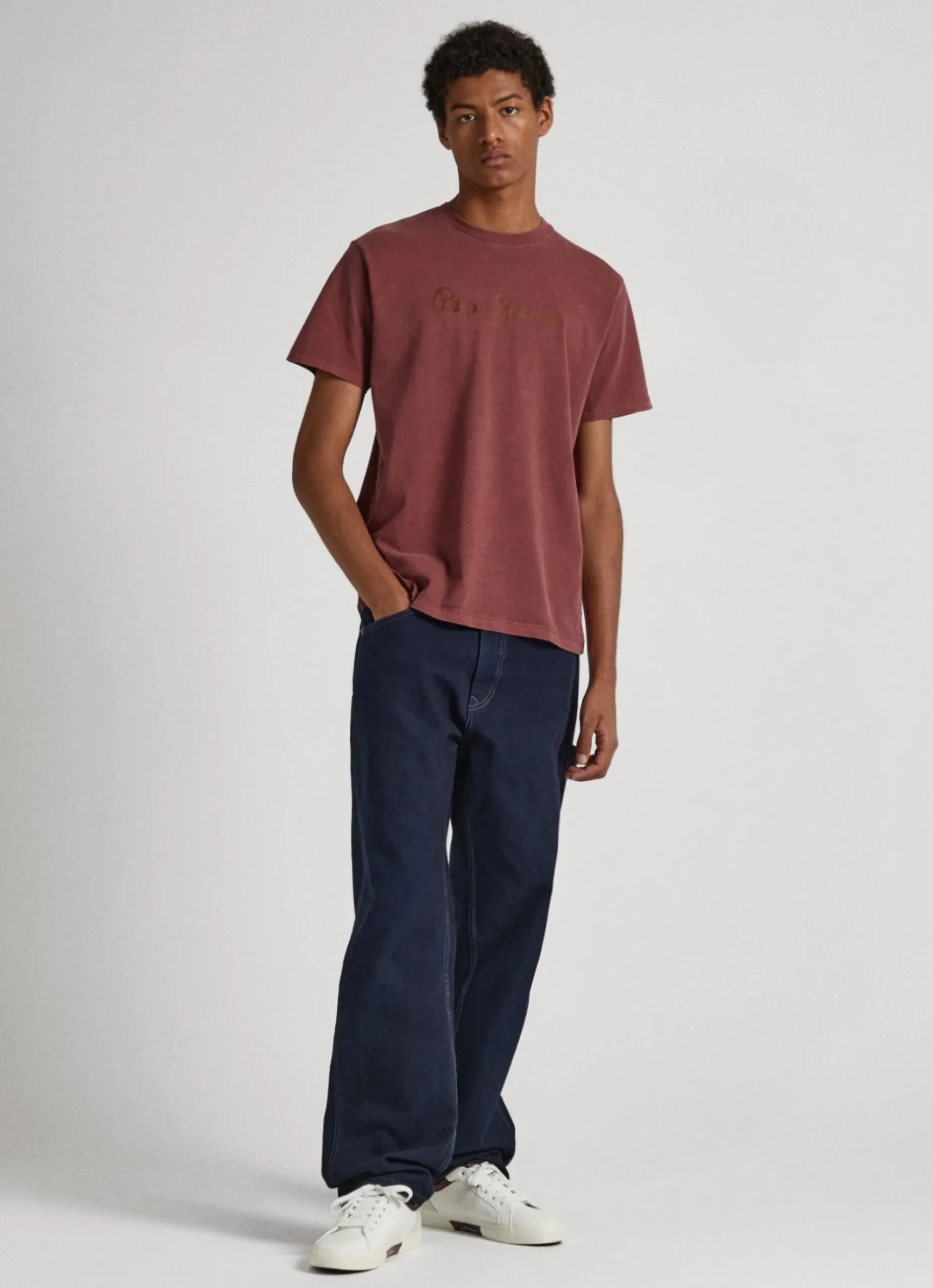 Homem Pepe Jeans T-Shirts>T-Shirt Logo Estampado
