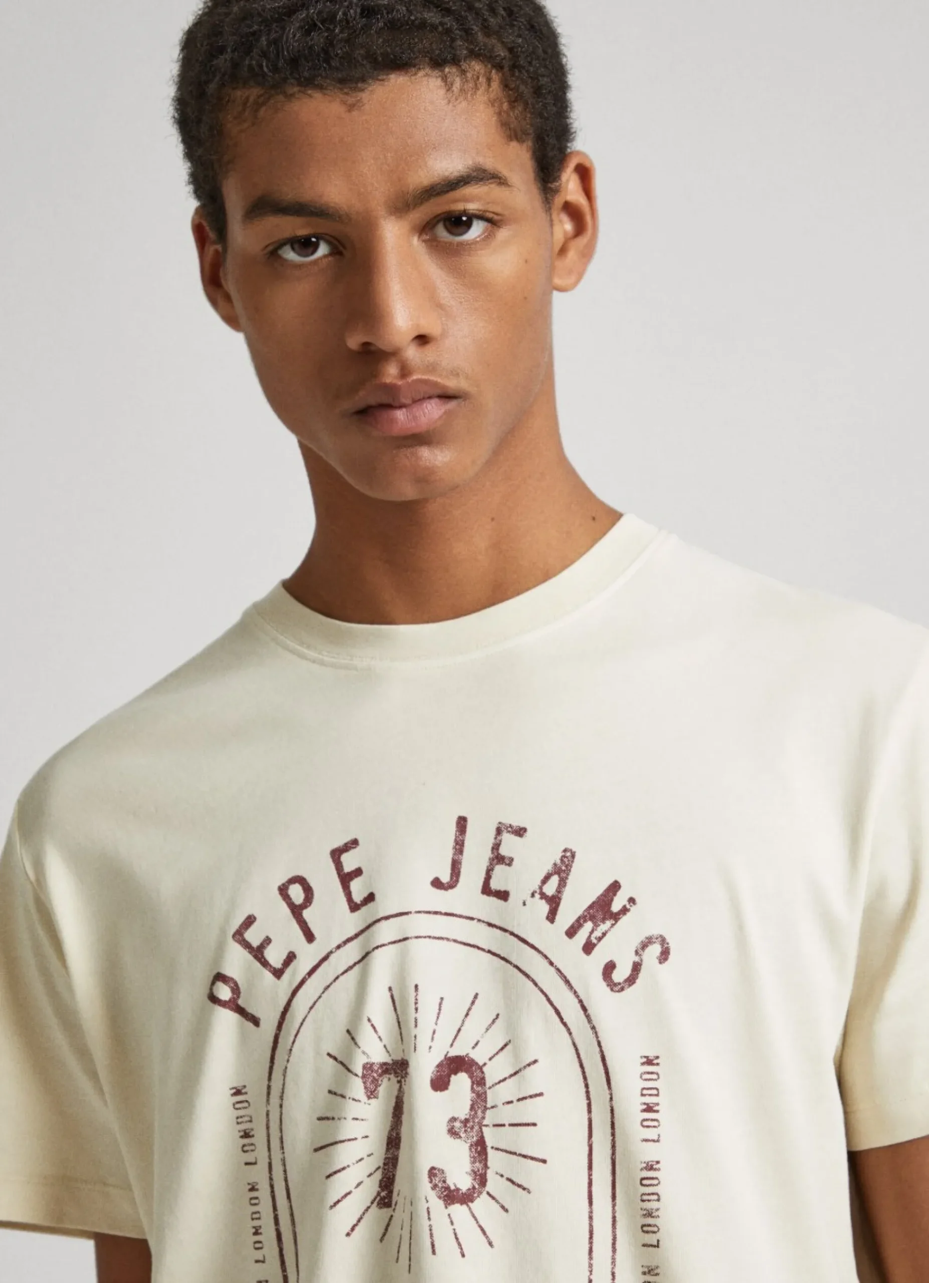 Homem Pepe Jeans T-Shirts>T-Shirt Logo Estampado