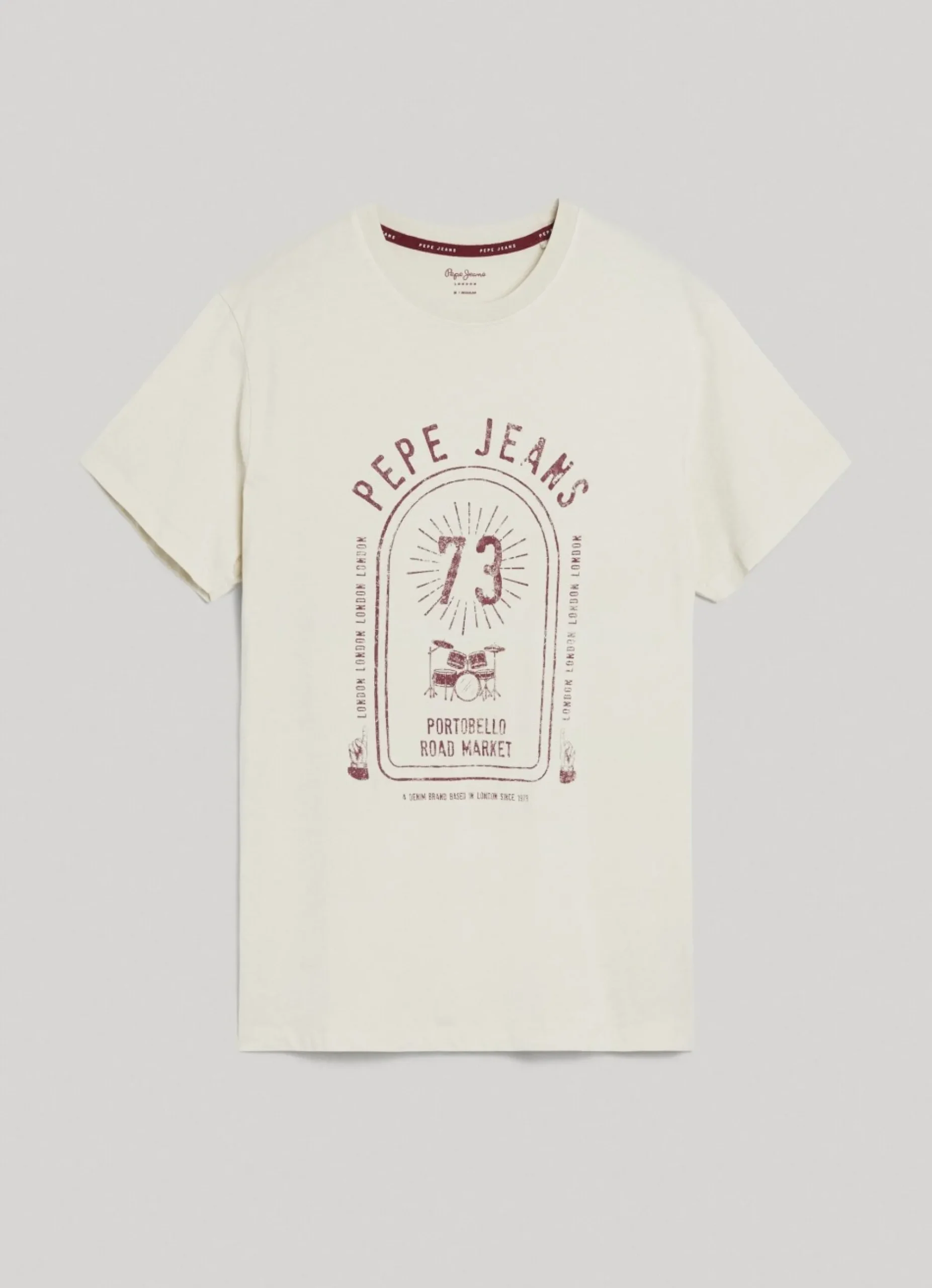Homem Pepe Jeans T-Shirts>T-Shirt Logo Estampado