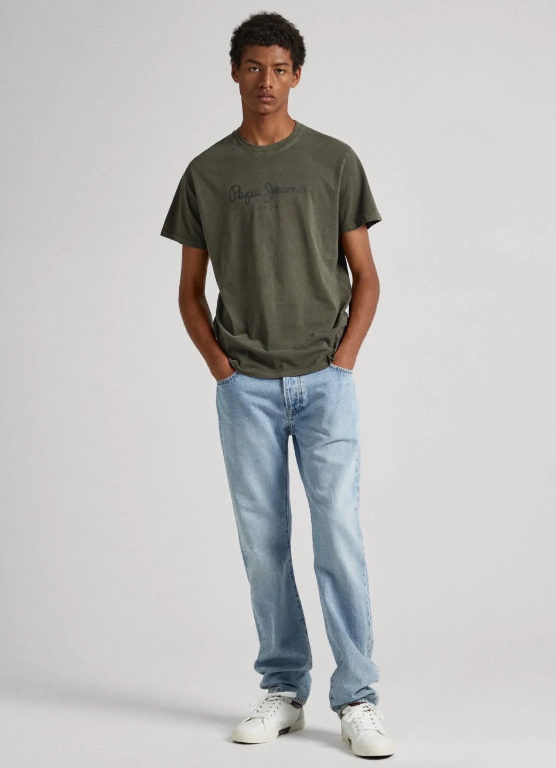 Homem Pepe Jeans T-Shirts>T-Shirt Logo Estampado