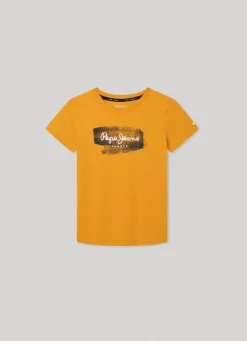 Rapaz Pepe Jeans T-Shirts>T-Shirt Logo Estampado