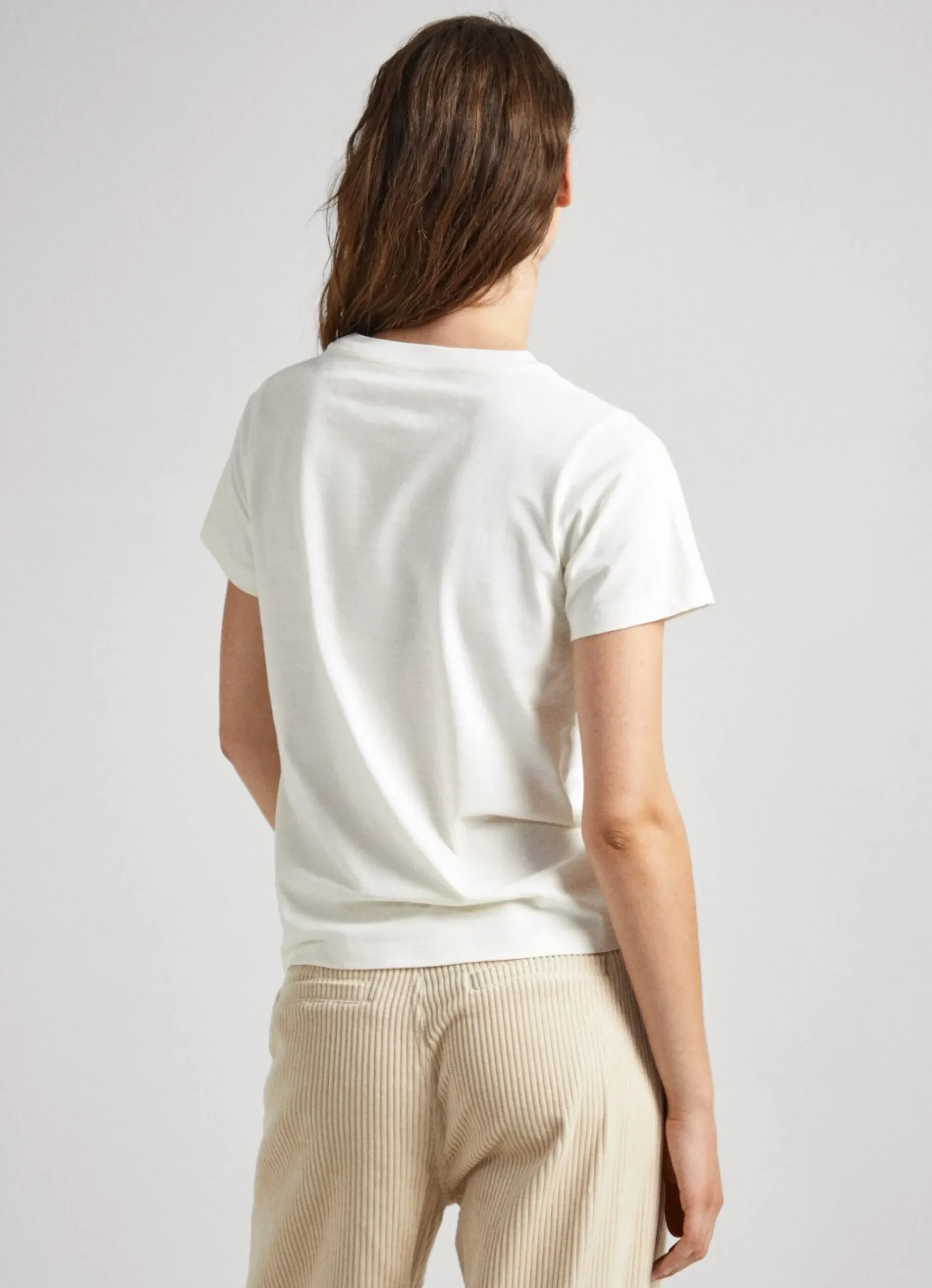 Mulher Pepe Jeans T-Shirts>T-Shirt Logo Estampado