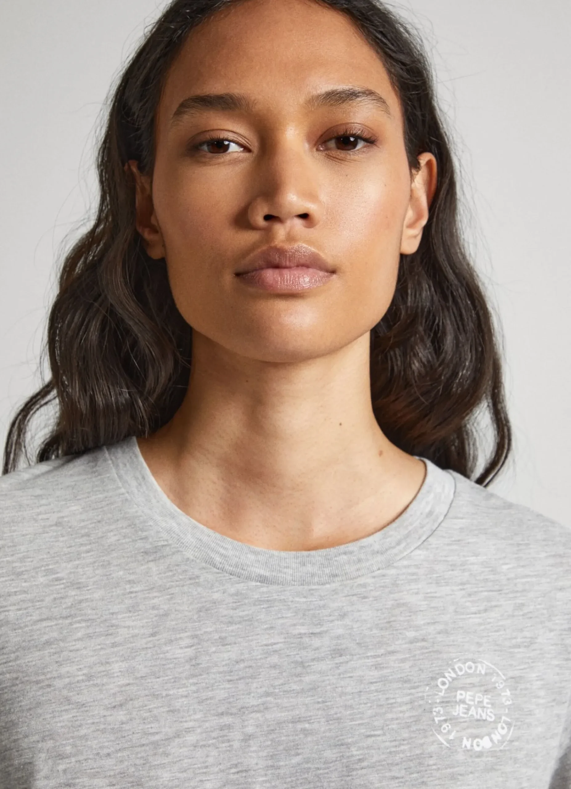 Mulher Pepe Jeans T-Shirts>T-Shirt Logo Estampado