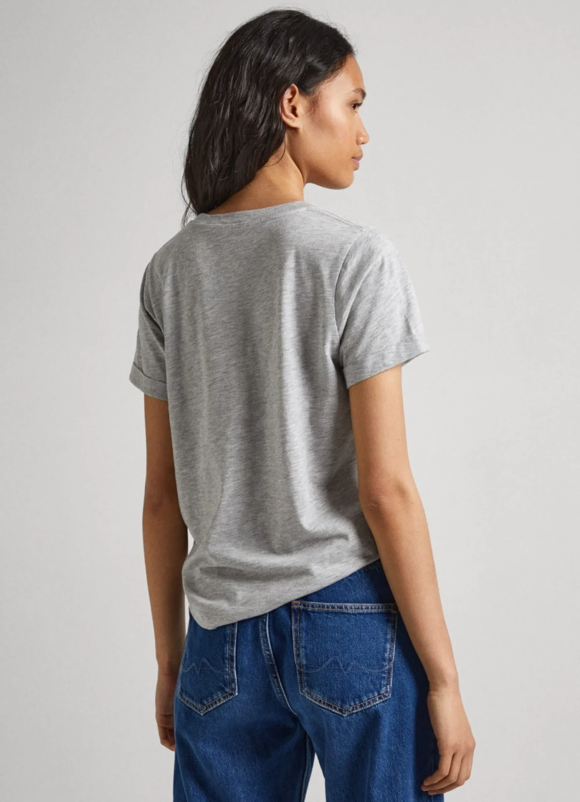 Mulher Pepe Jeans T-Shirts>T-Shirt Logo Estampado