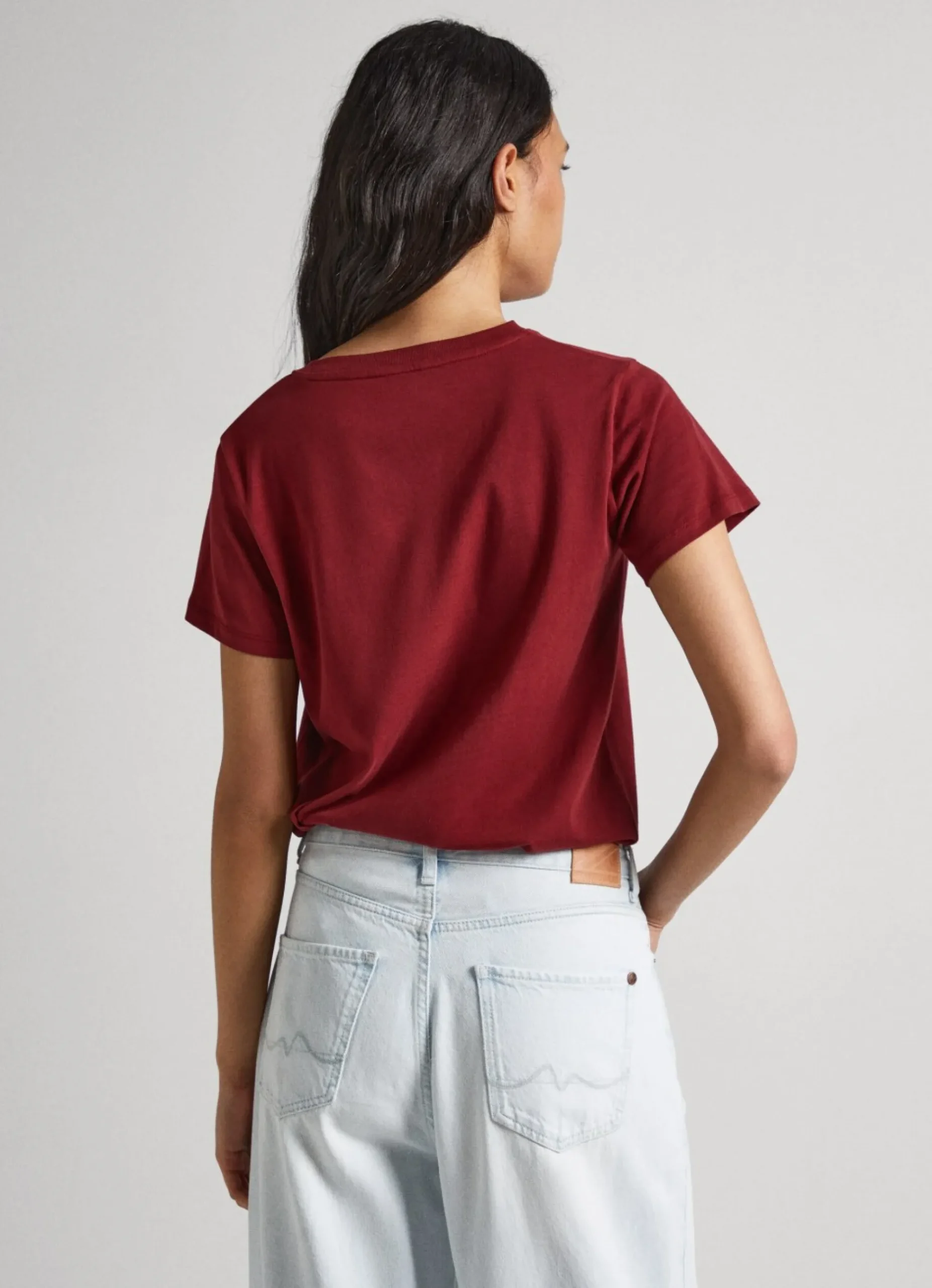 Mulher Pepe Jeans T-Shirts>T-Shirt Logo Estampado