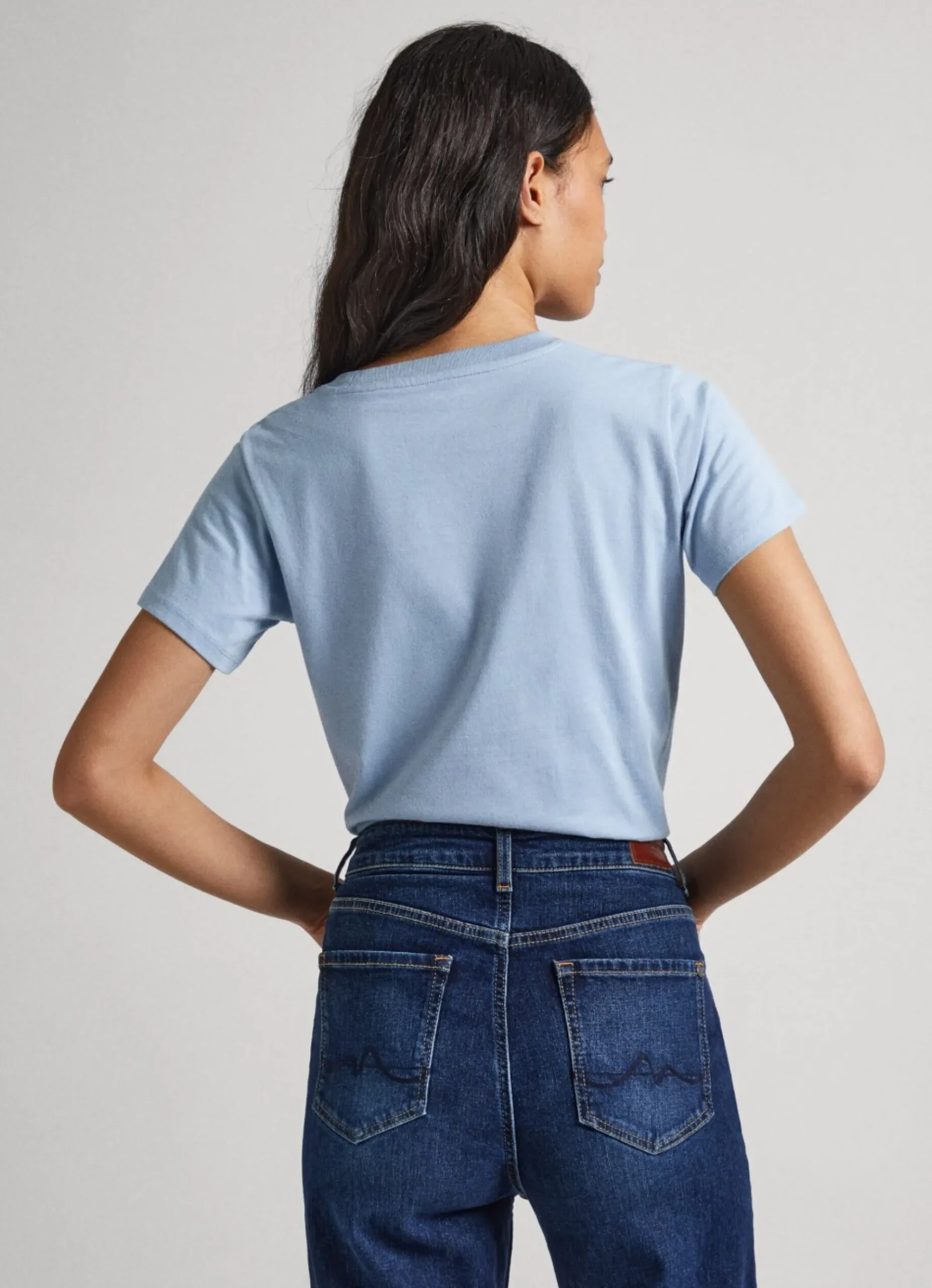 Mulher Pepe Jeans T-Shirts>T-Shirt Logo Estampado