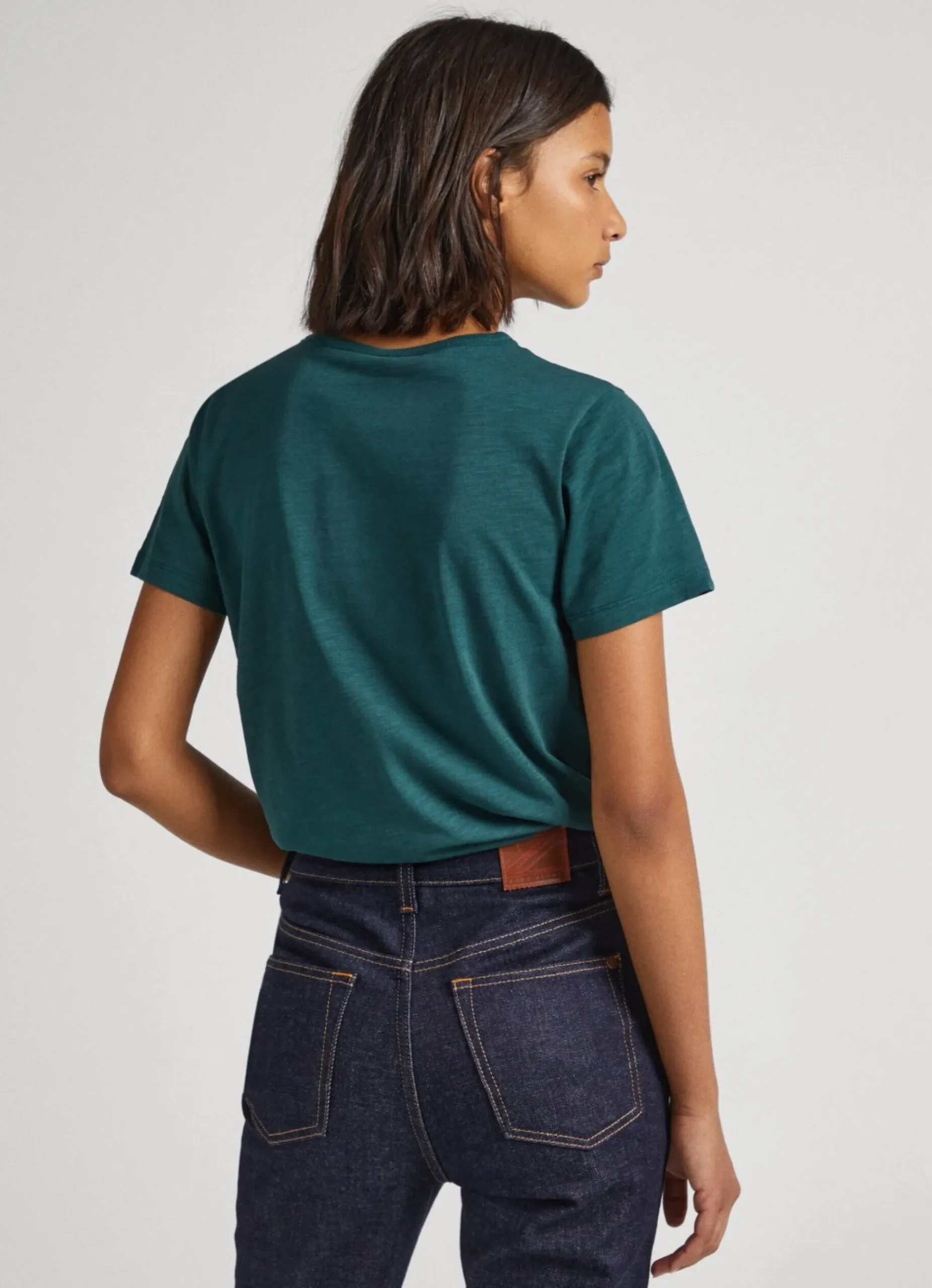 Mulher Pepe Jeans T-Shirts>T-Shirt Logo Estampado
