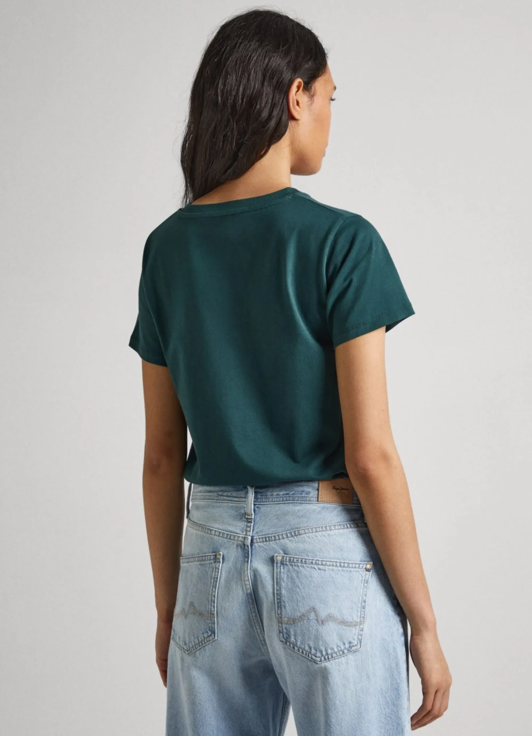 Mulher Pepe Jeans T-Shirts>T-Shirt Logo Estampado