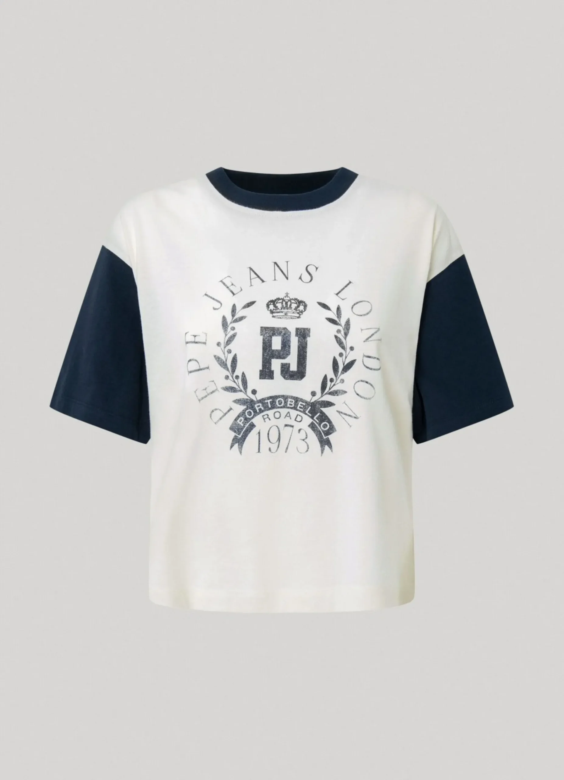 Mulher Pepe Jeans T-Shirts>T-Shirt Logo Heritage