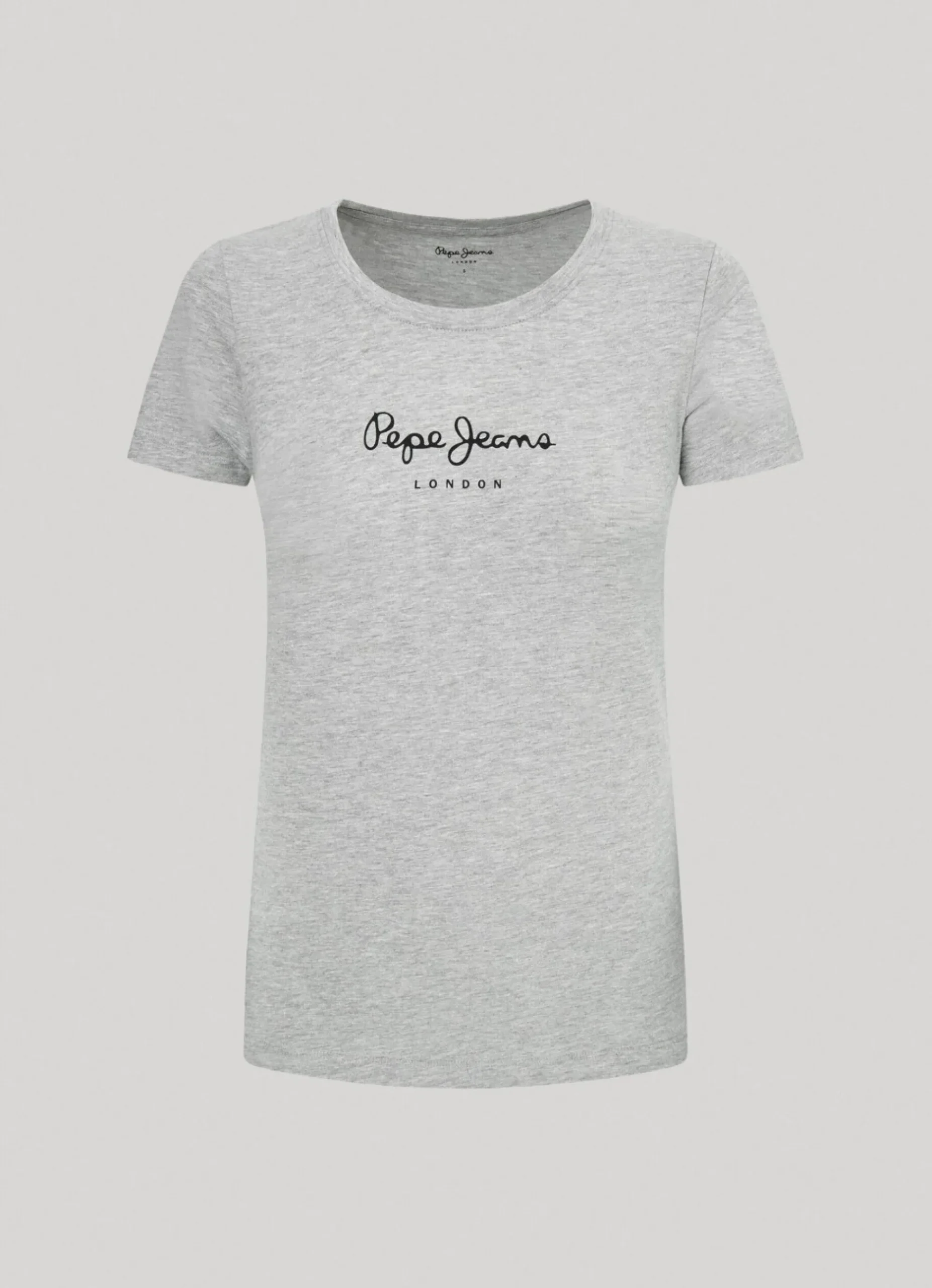 Mulher Pepe Jeans T-Shirts>T-Shirt Lycra Logo Estampado