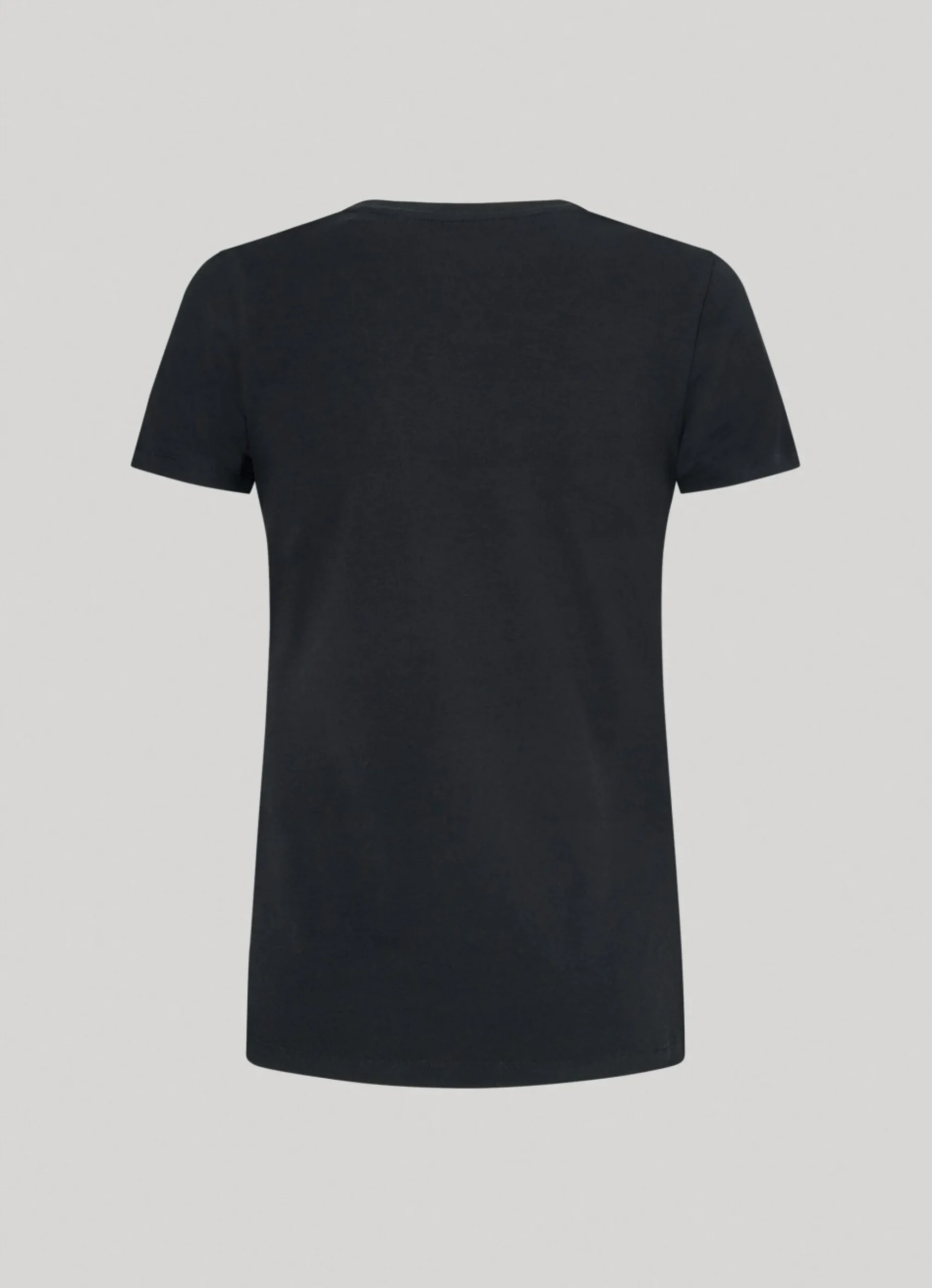 Mulher Pepe Jeans T-Shirts>T-Shirt Lycra Logo Estampado