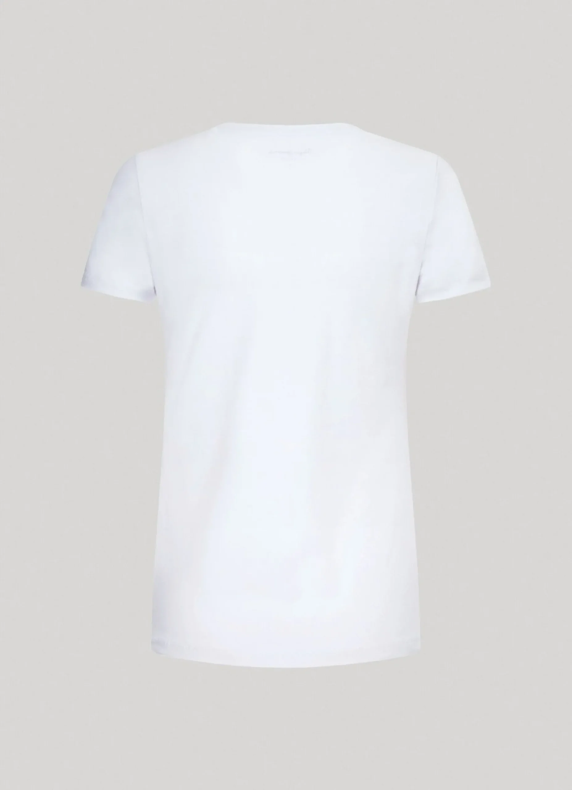Mulher Pepe Jeans T-Shirts>T-Shirt Lycra Logo Estampado