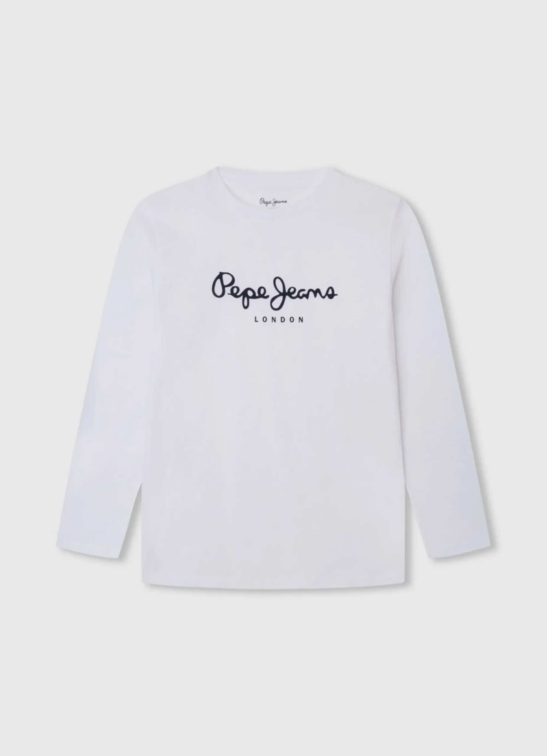 Rapaz Pepe Jeans T-Shirts>T-Shirt Manga Comprida Com Logo