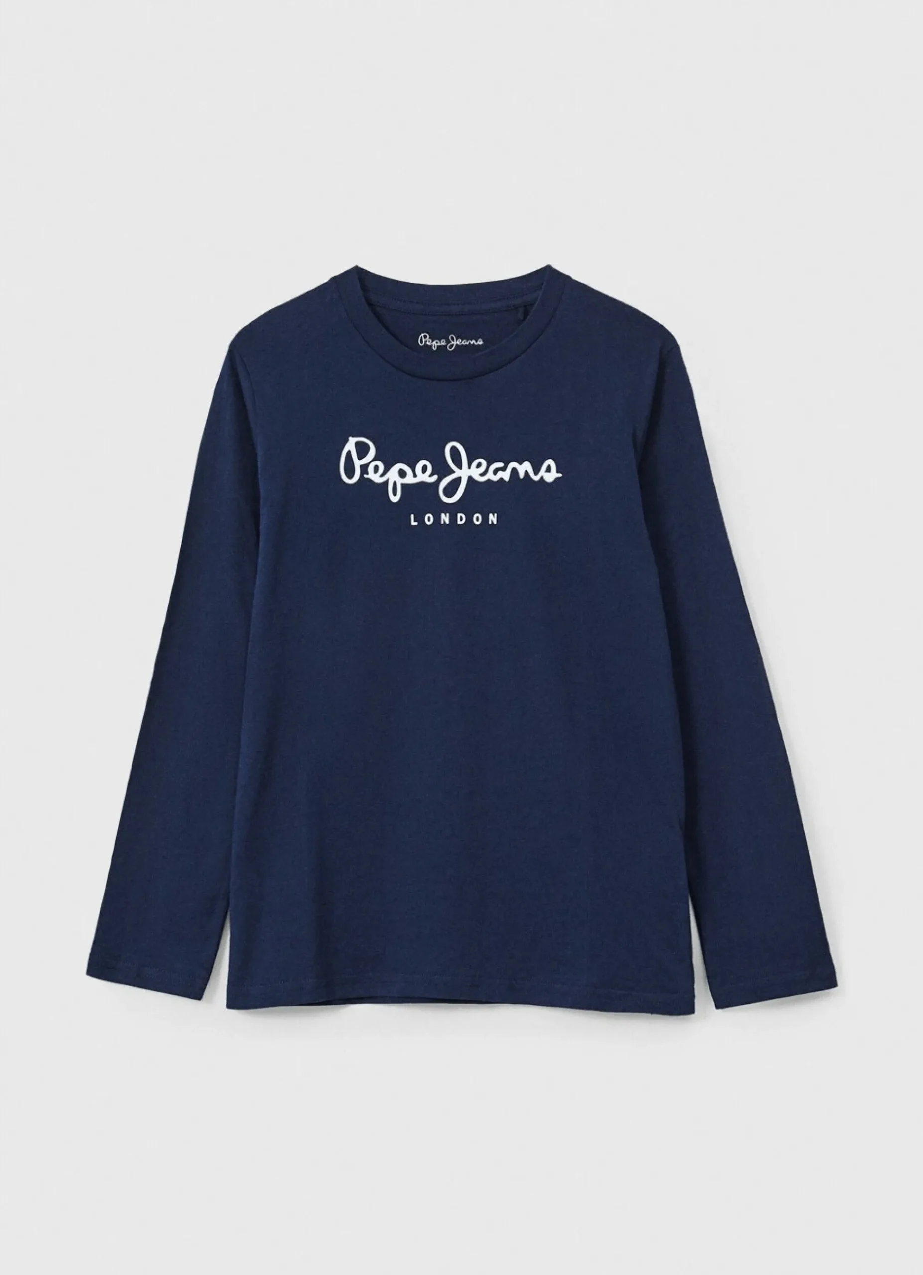 Rapaz Pepe Jeans T-Shirts>T-Shirt Manga Comprida Com Logo