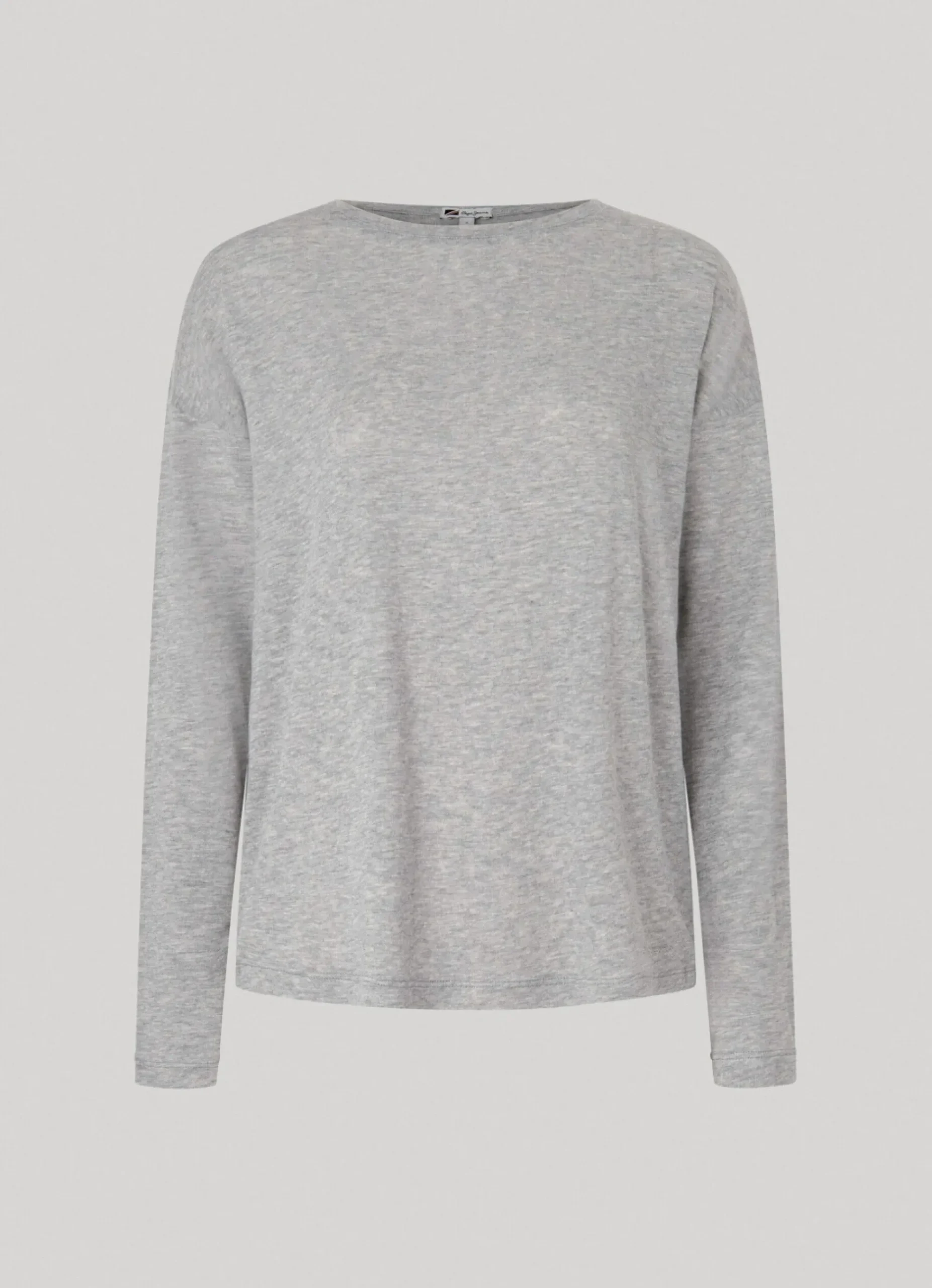 Mulher Pepe Jeans T-Shirts>T-Shirt Manga Comprida Jaspeada