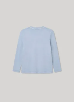 Rapaz Pepe Jeans T-Shirts>T-Shirt Manga Comprida Logo Estampado