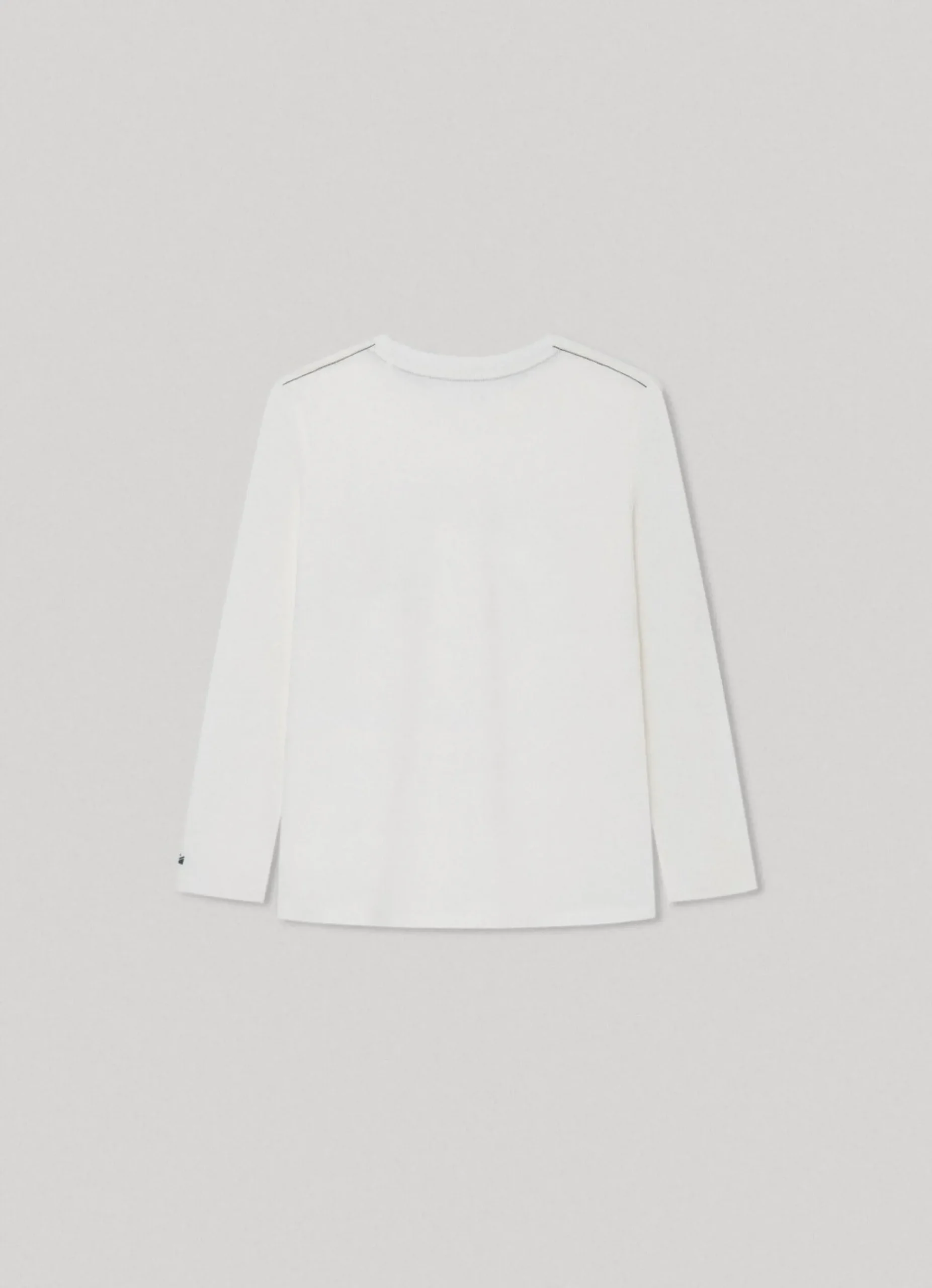Rapaz Pepe Jeans T-Shirts>T-Shirt Manga Comprida Logo Estampado