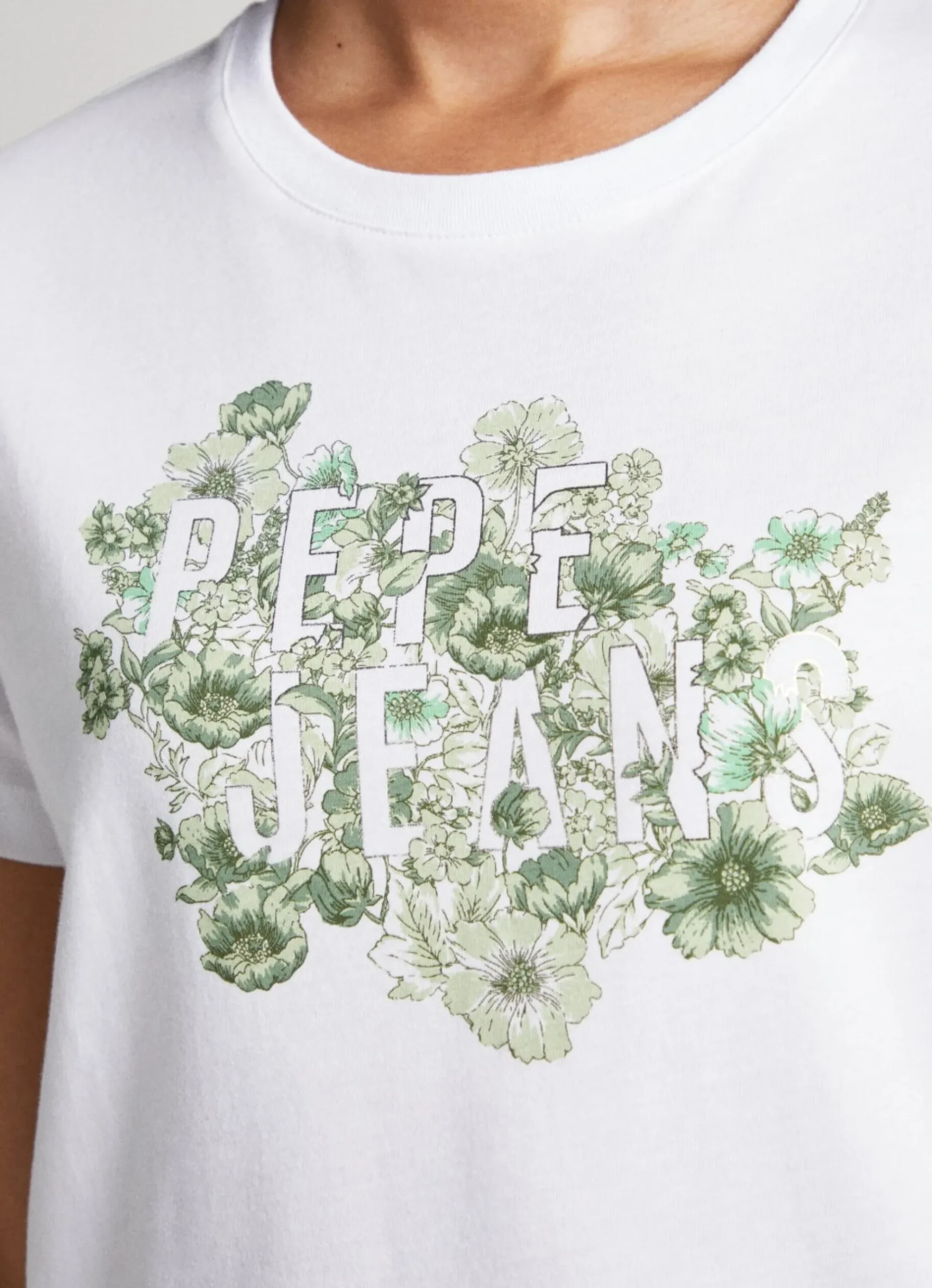 Mulher Pepe Jeans T-Shirts>T-Shirt Padrao Floral