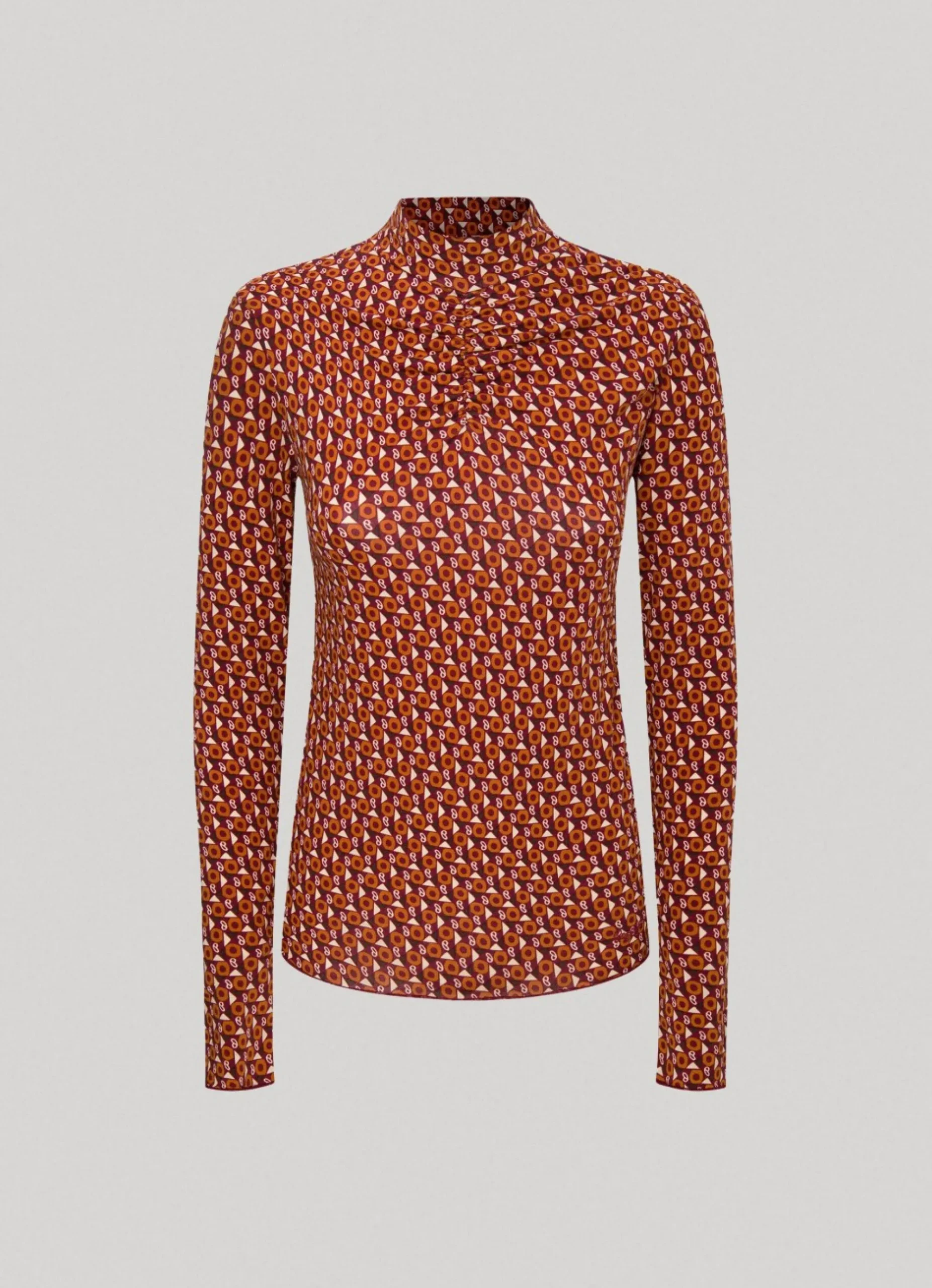 Mulher Pepe Jeans T-Shirts>T-Shirt Padroes Geometricos