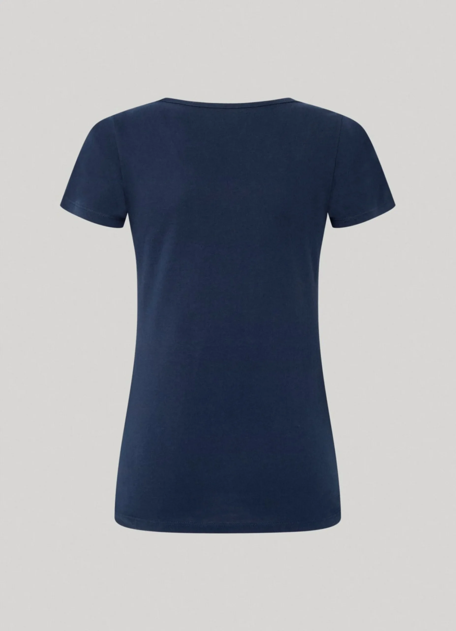 Mulher Pepe Jeans T-Shirts>T-Shirt Slim Fit Decote V