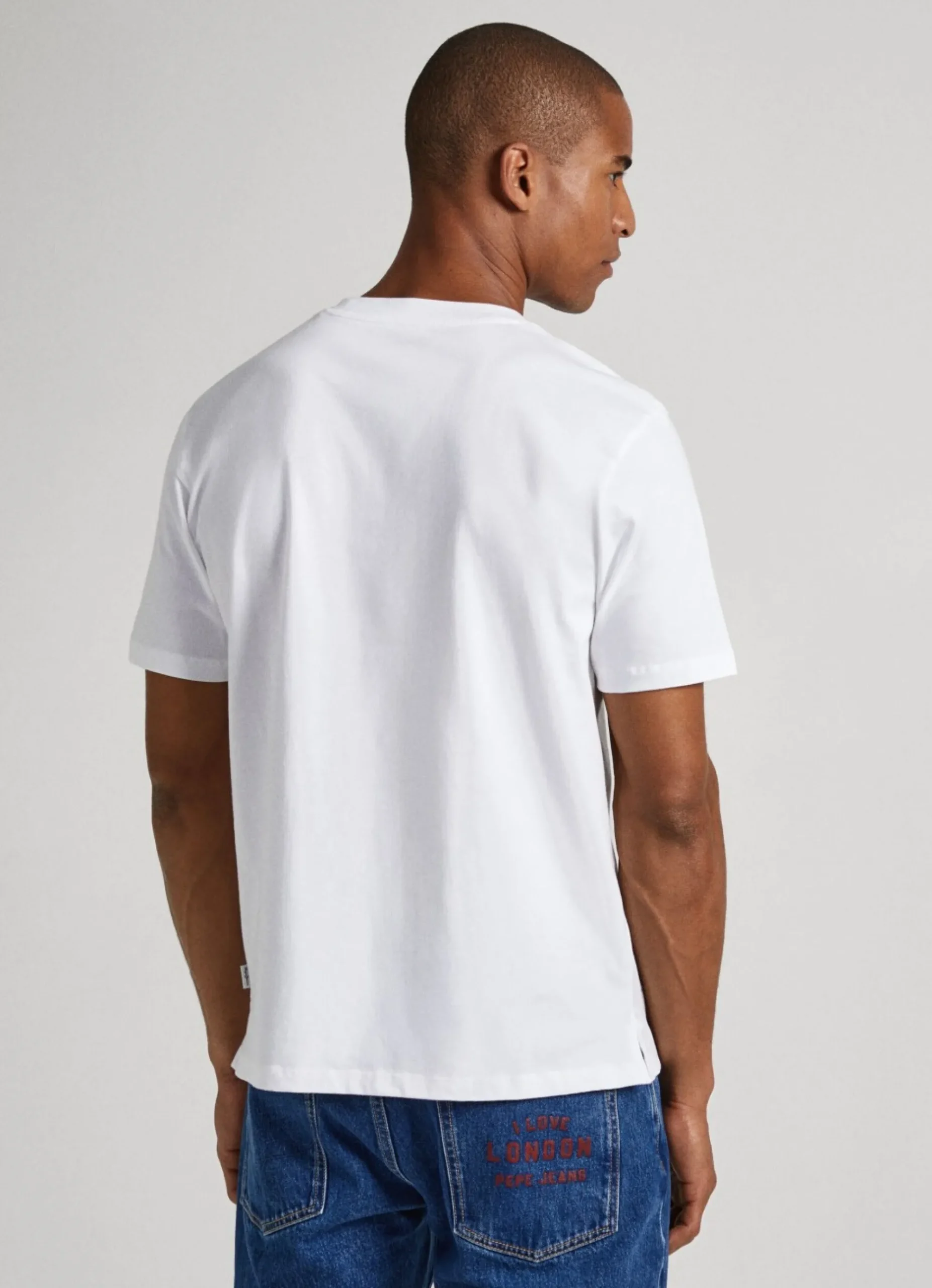Homem Pepe Jeans T-Shirts>T-Shirt Unisexo Estampada I Love London