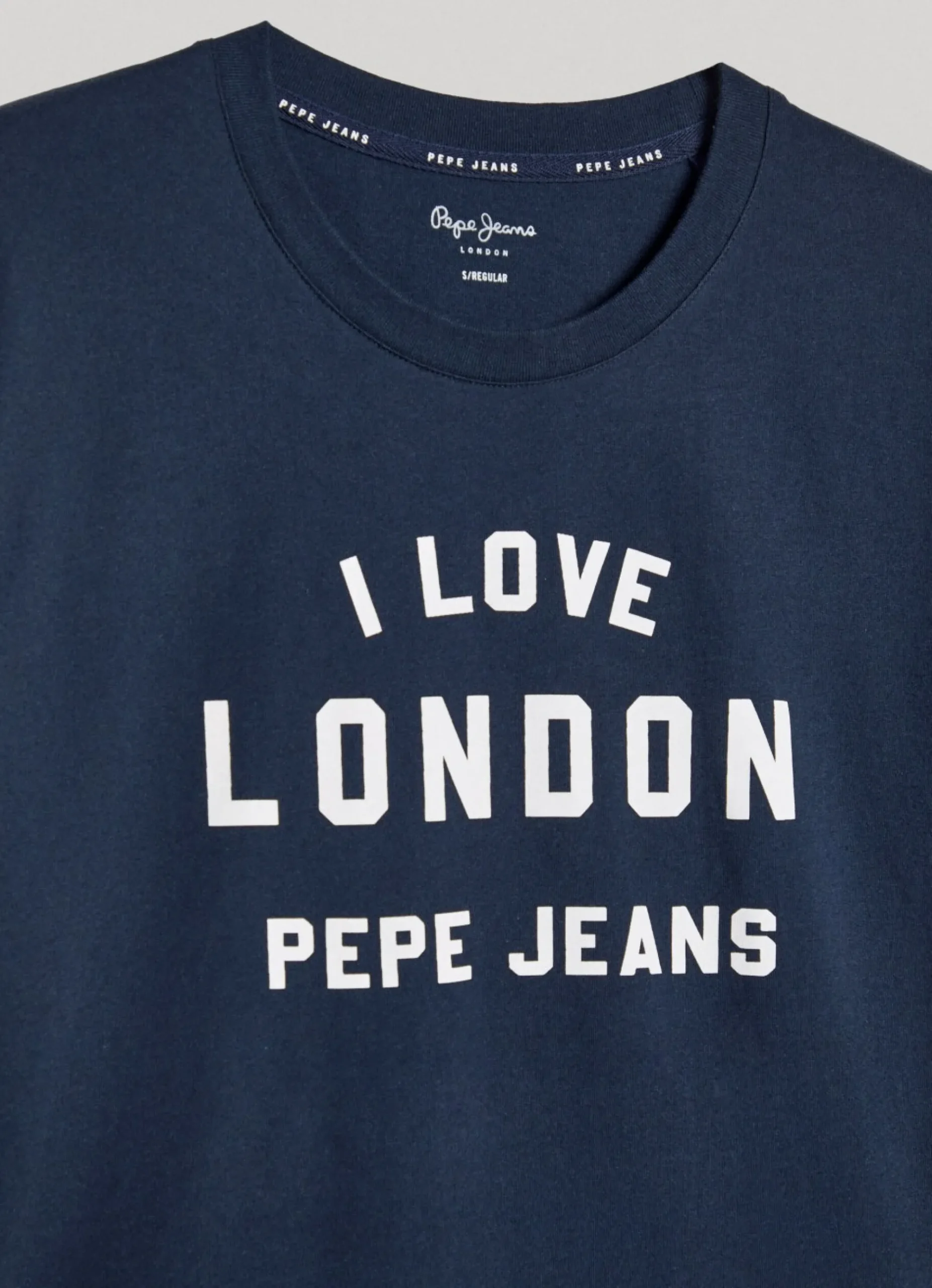 Homem Pepe Jeans T-Shirts>T-Shirt Unisexo Estampada I Love London