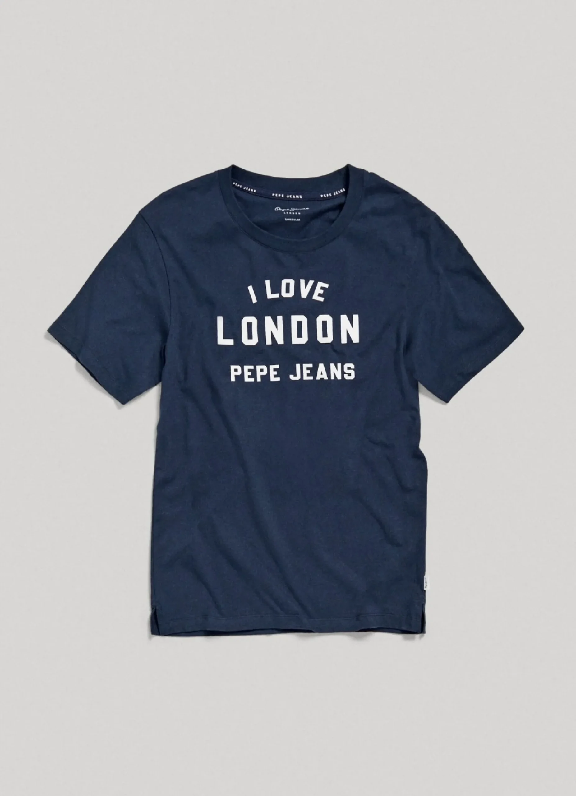 Homem Pepe Jeans T-Shirts>T-Shirt Unisexo Estampada I Love London