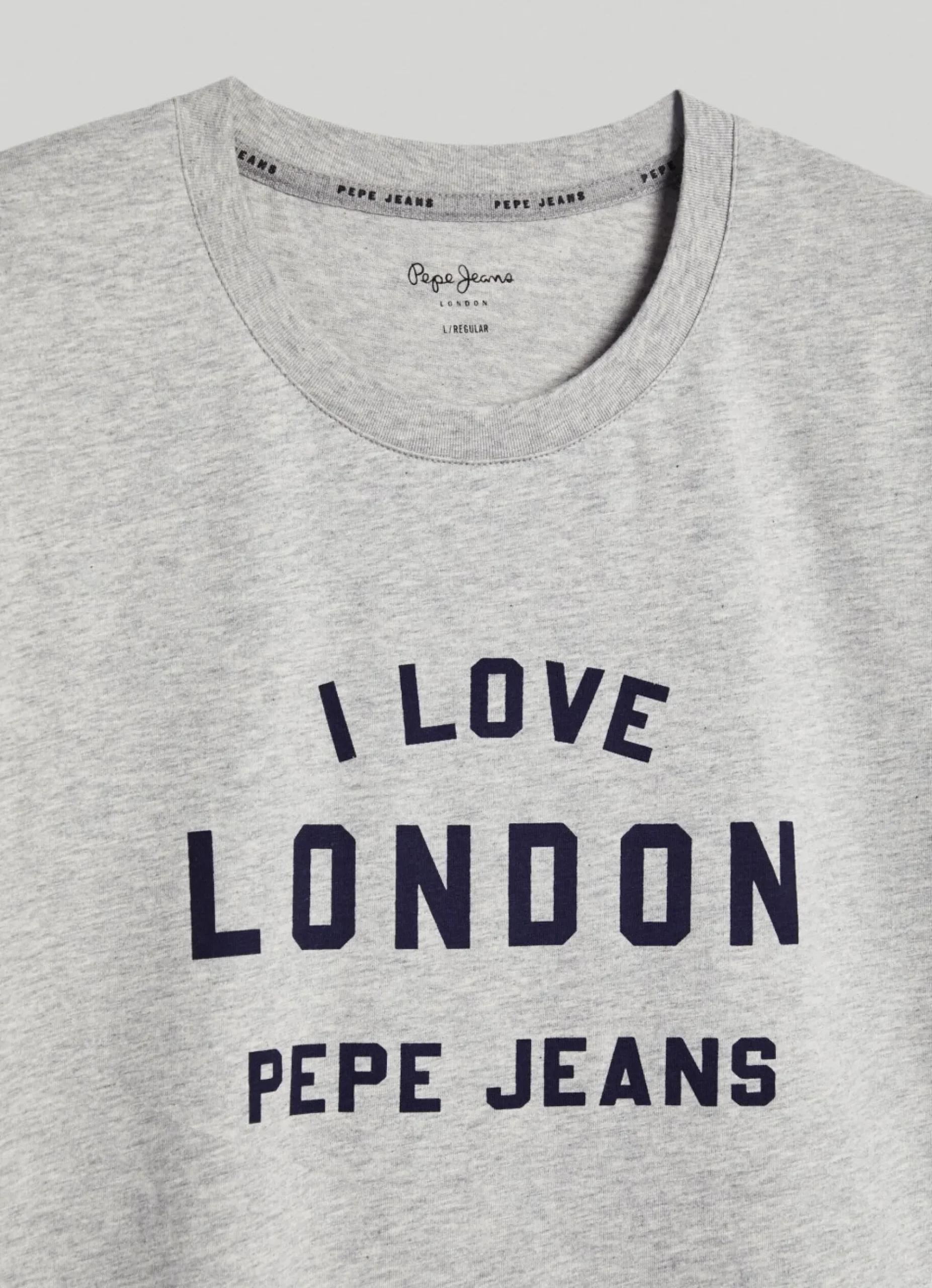 Homem Pepe Jeans T-Shirts>T-Shirt Unisexo Estampada I Love London