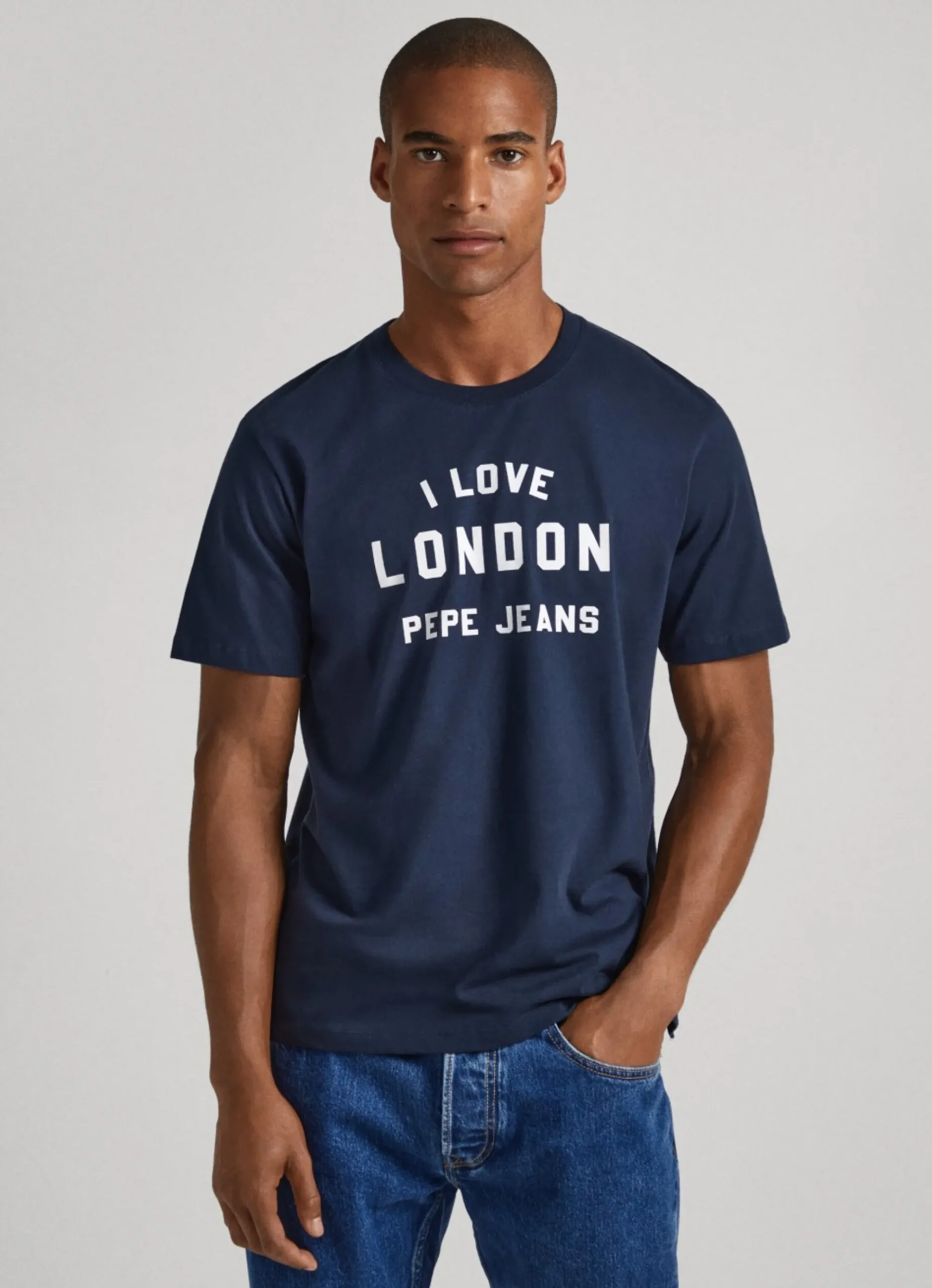 Mulher Pepe Jeans T-Shirts>T-Shirt Unisexo Estampada I Love London