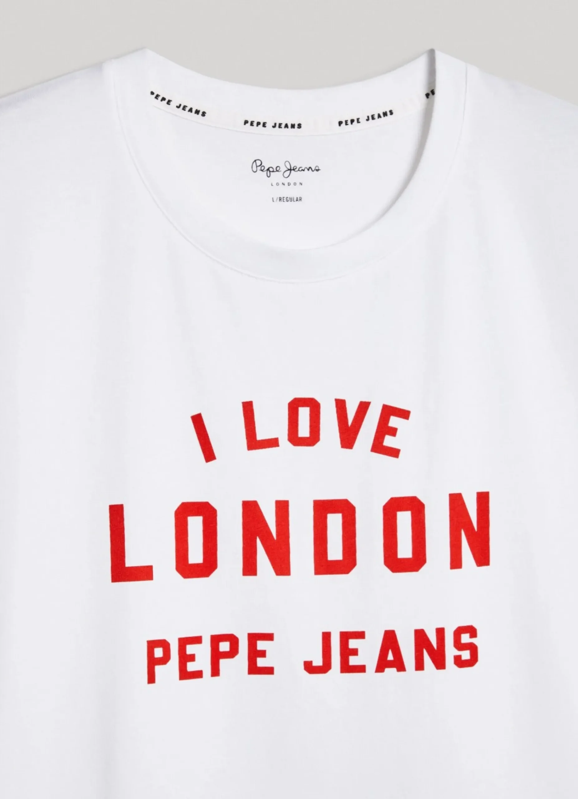 Mulher Pepe Jeans T-Shirts>T-Shirt Unisexo Estampada I Love London
