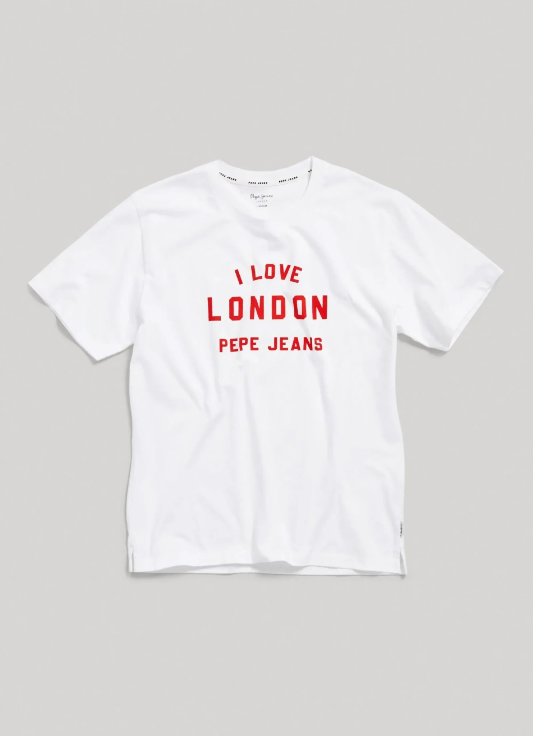 Mulher Pepe Jeans T-Shirts>T-Shirt Unisexo Estampada I Love London