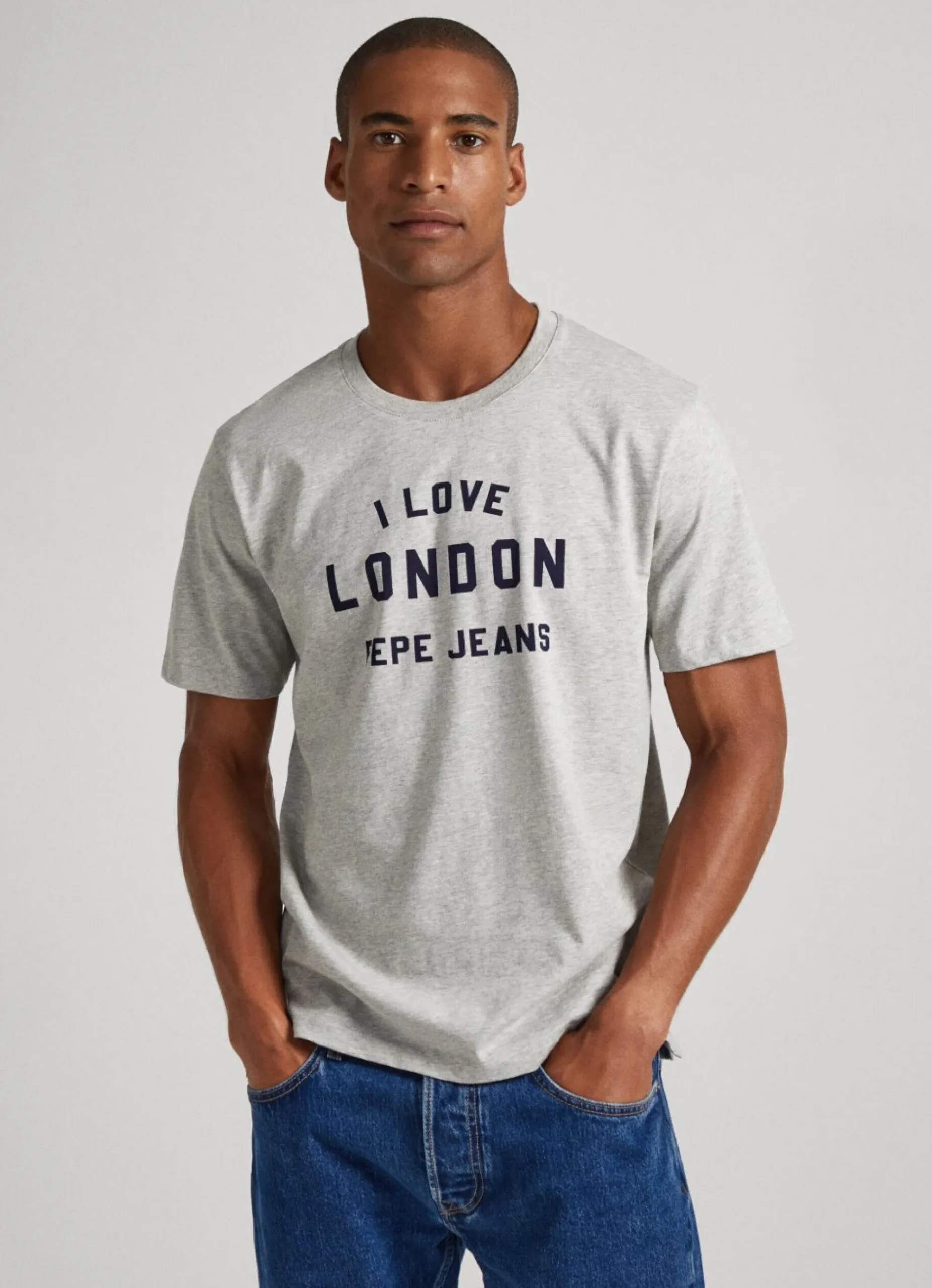 Mulher Pepe Jeans T-Shirts>T-Shirt Unisexo Estampada I Love London