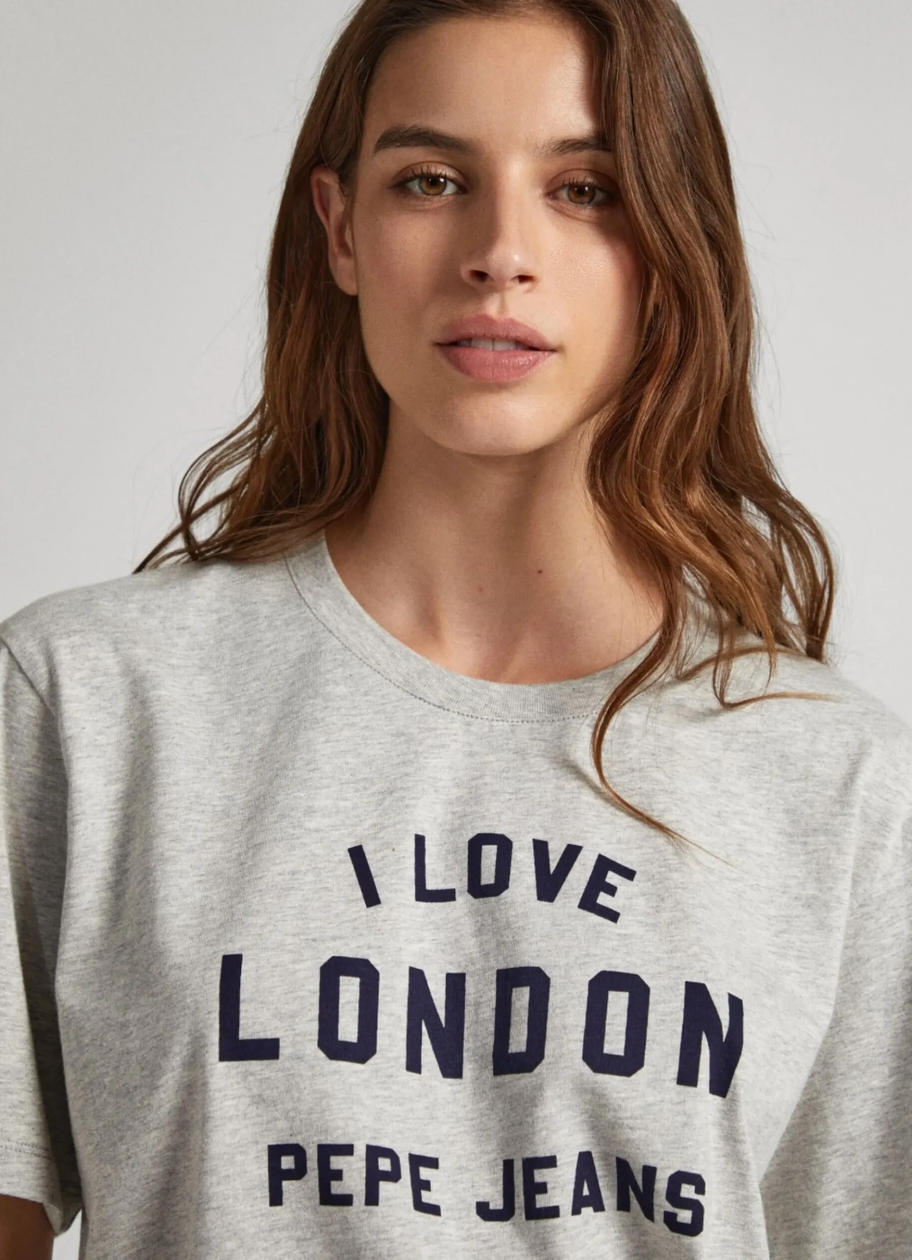 Mulher Pepe Jeans T-Shirts>T-Shirt Unisexo Estampada I Love London