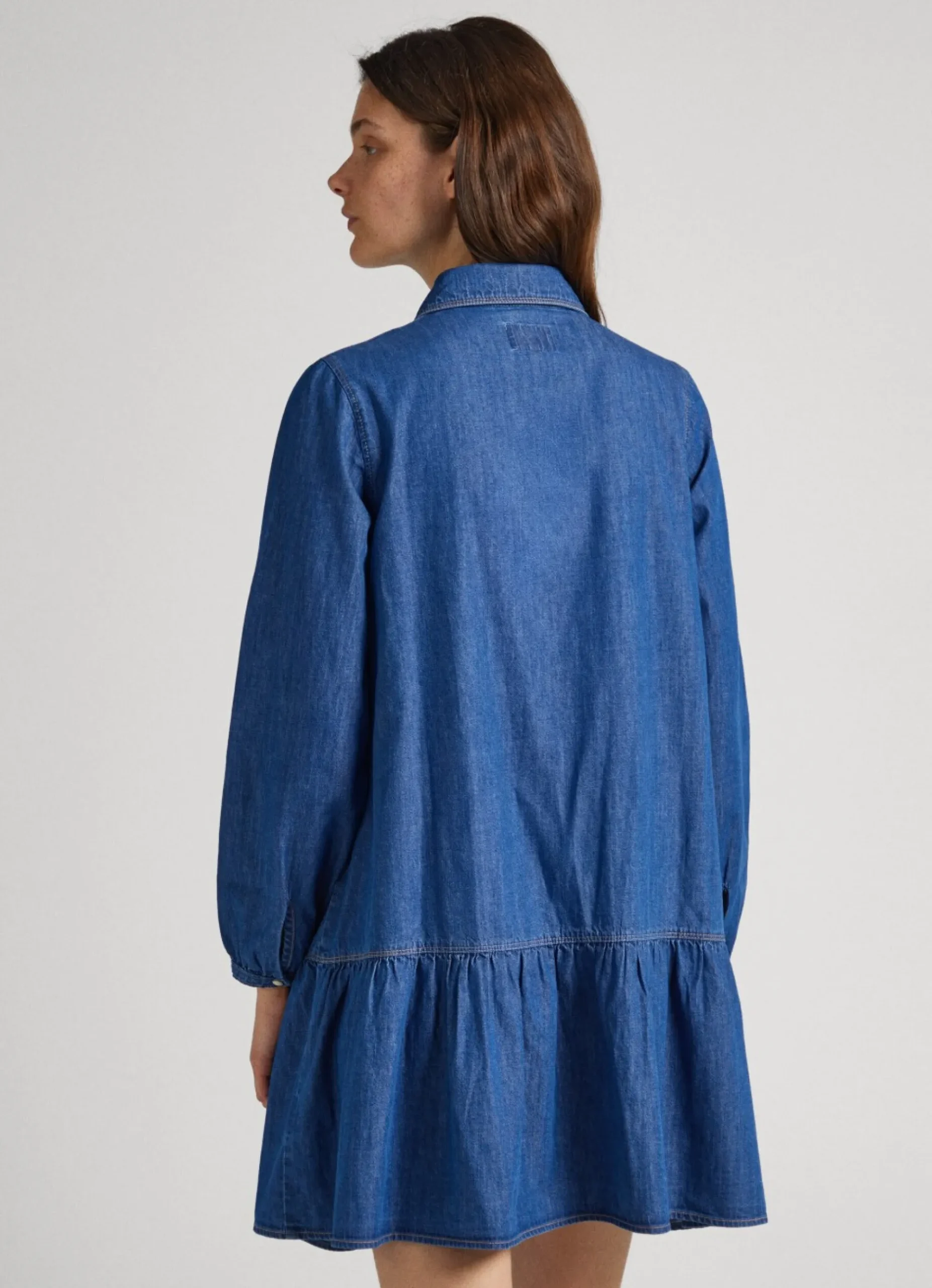 Mulher Pepe Jeans Vestidos E Macacões>Vestido Camiseiro