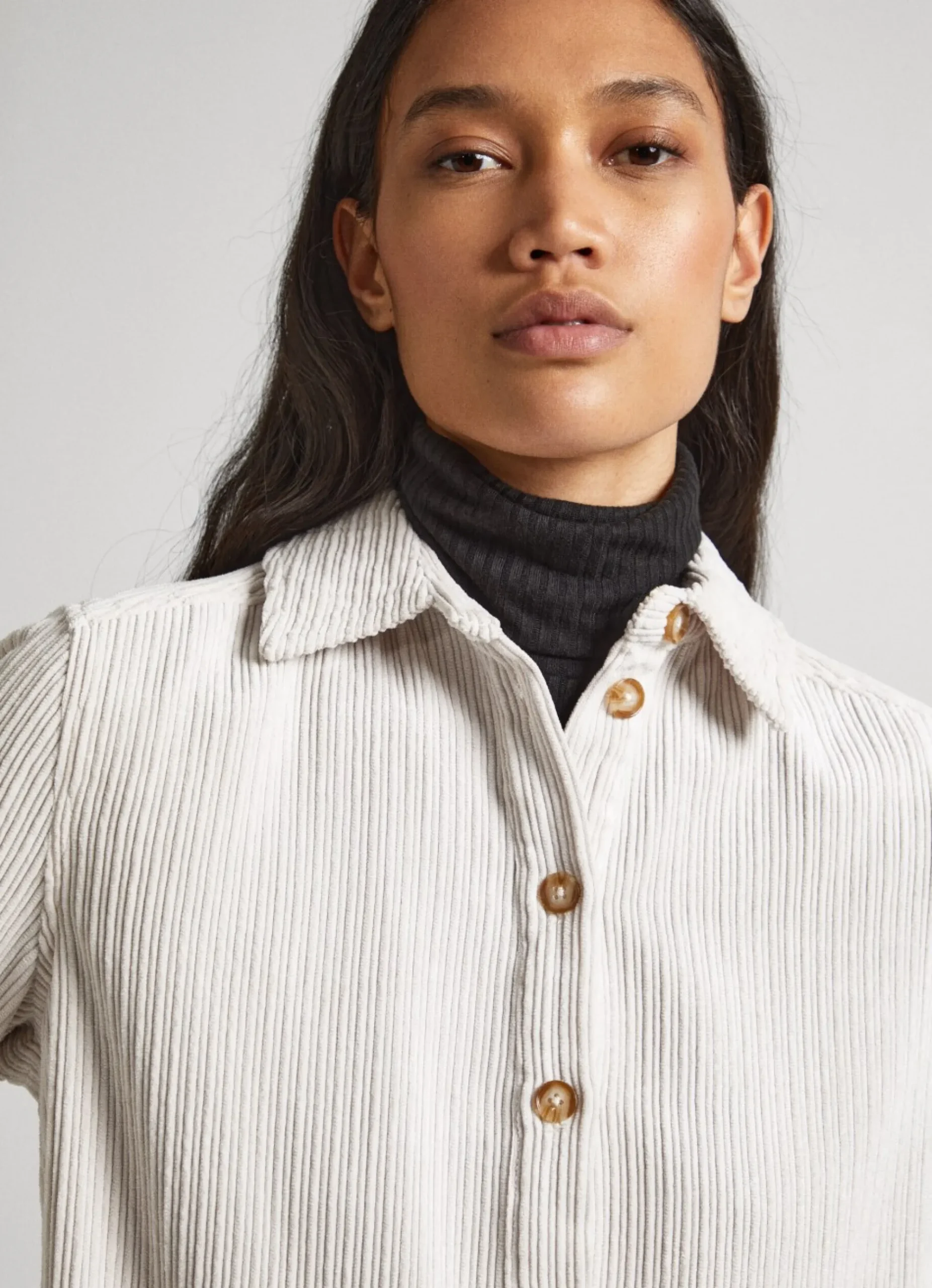 Mulher Pepe Jeans Vestidos E Macacões>Vestido Camiseiro Bombazina